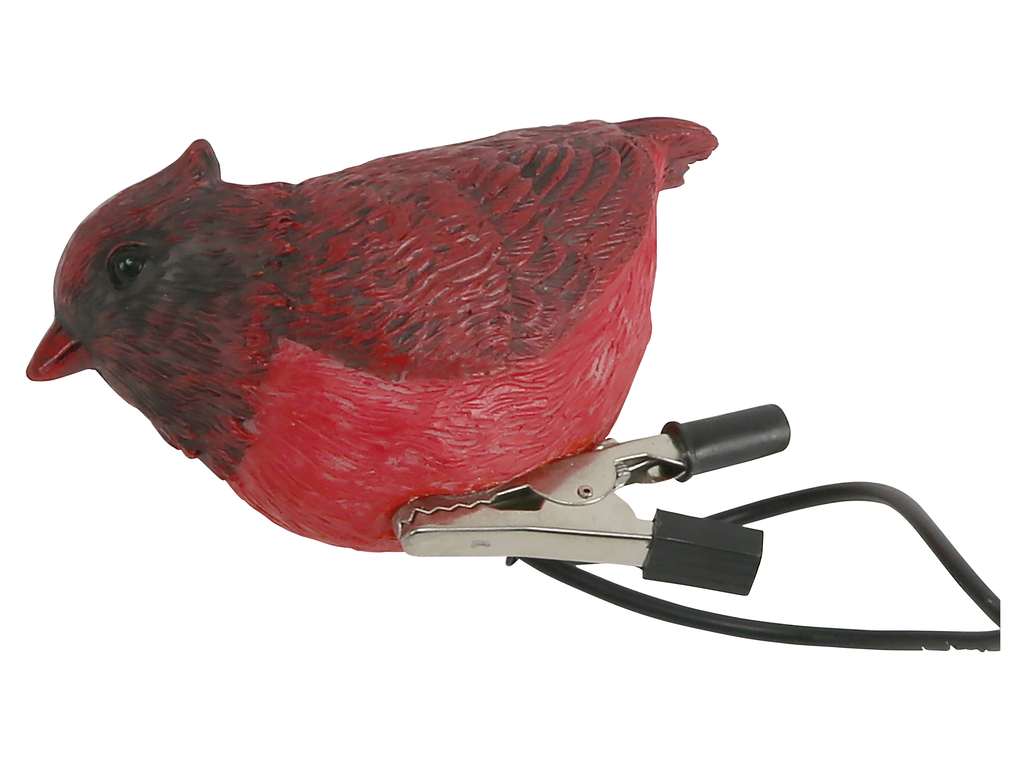 Solar-LED-Dekobeleuchtung, 5 LED-Vögel mit Klemme