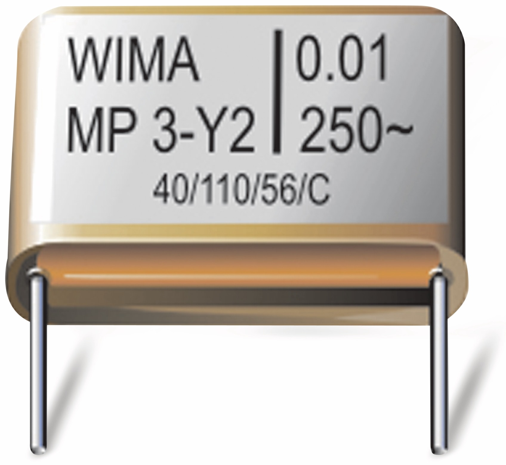 WIMA Folienkondensator, MPY20W2220FE00MSSD, 0,022UF, 250V