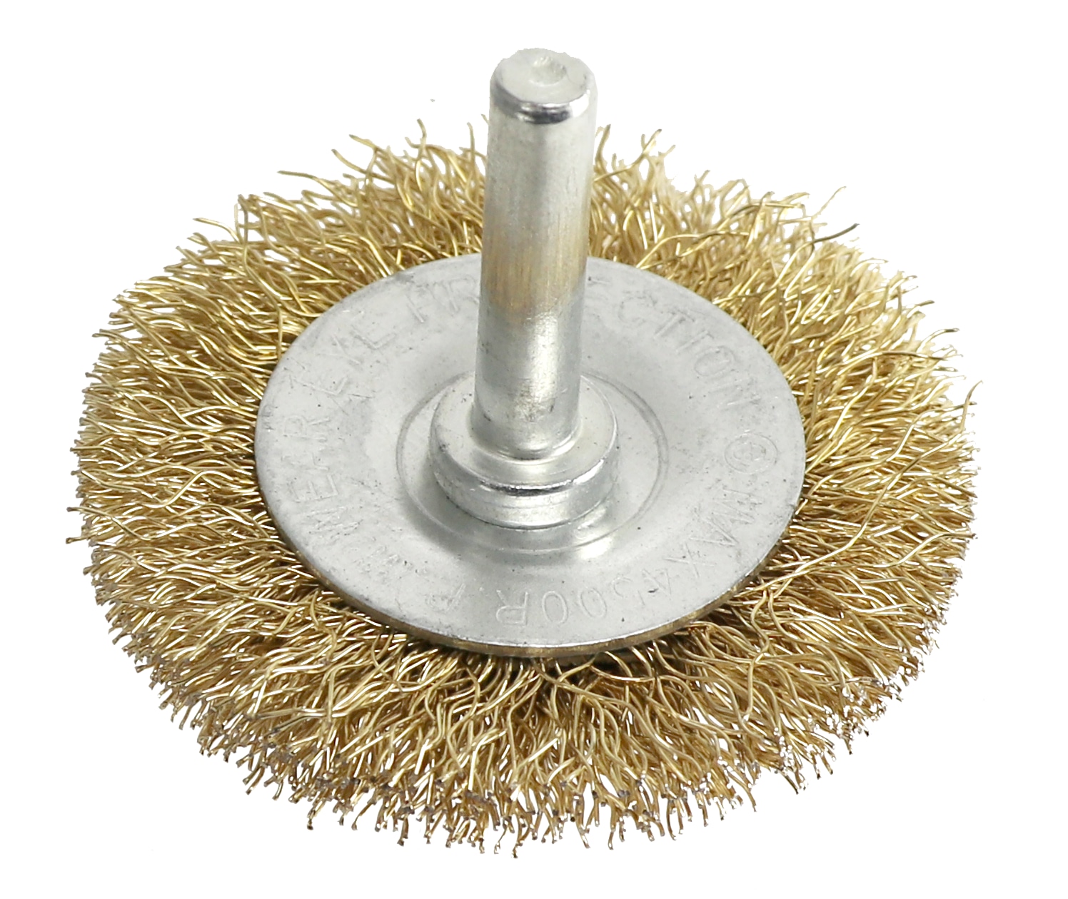 EUROTOOLS Topfbürsten Set, für Bohrmaschine und Akkuschrauber, Vermessingt