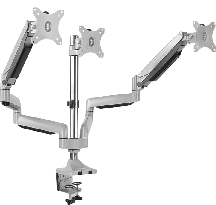 LOGILINK Monitorhalterung BP0052 3fach 13-32, 2x Gasdruckfeder, Aluminium LOGILINK Monitorhalterung BP0052 3fach 13-32, 2x Gasdruckfeder, Aluminium