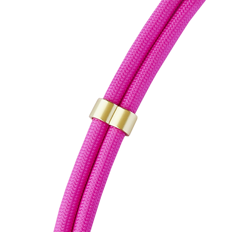 INTENSO USB-Kabel Lanyard USB-C 1,65m Neon Pink