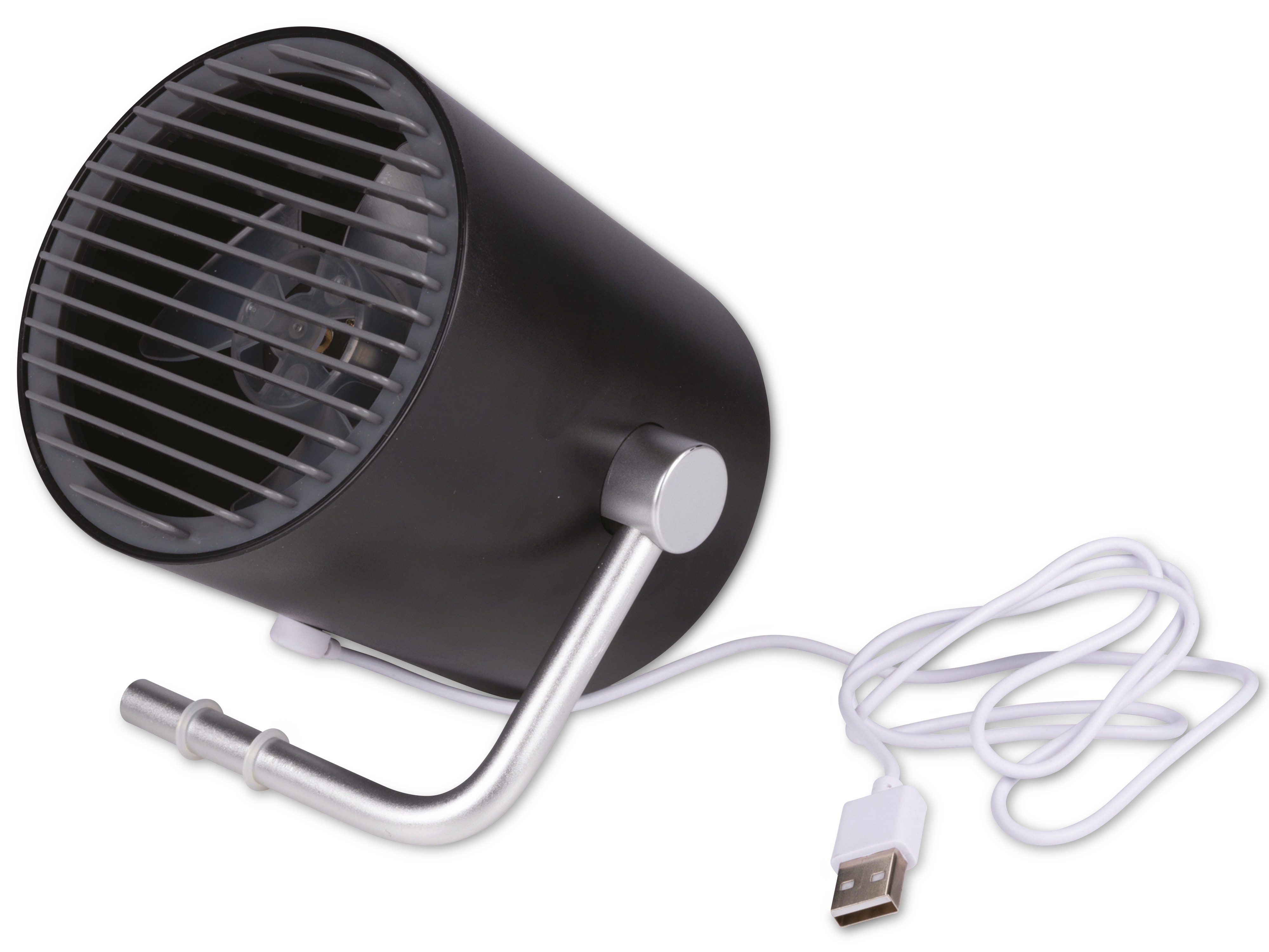 LIFETIME AIR Mini-Ventilator, 2 W, 5 V, USB, schwarz