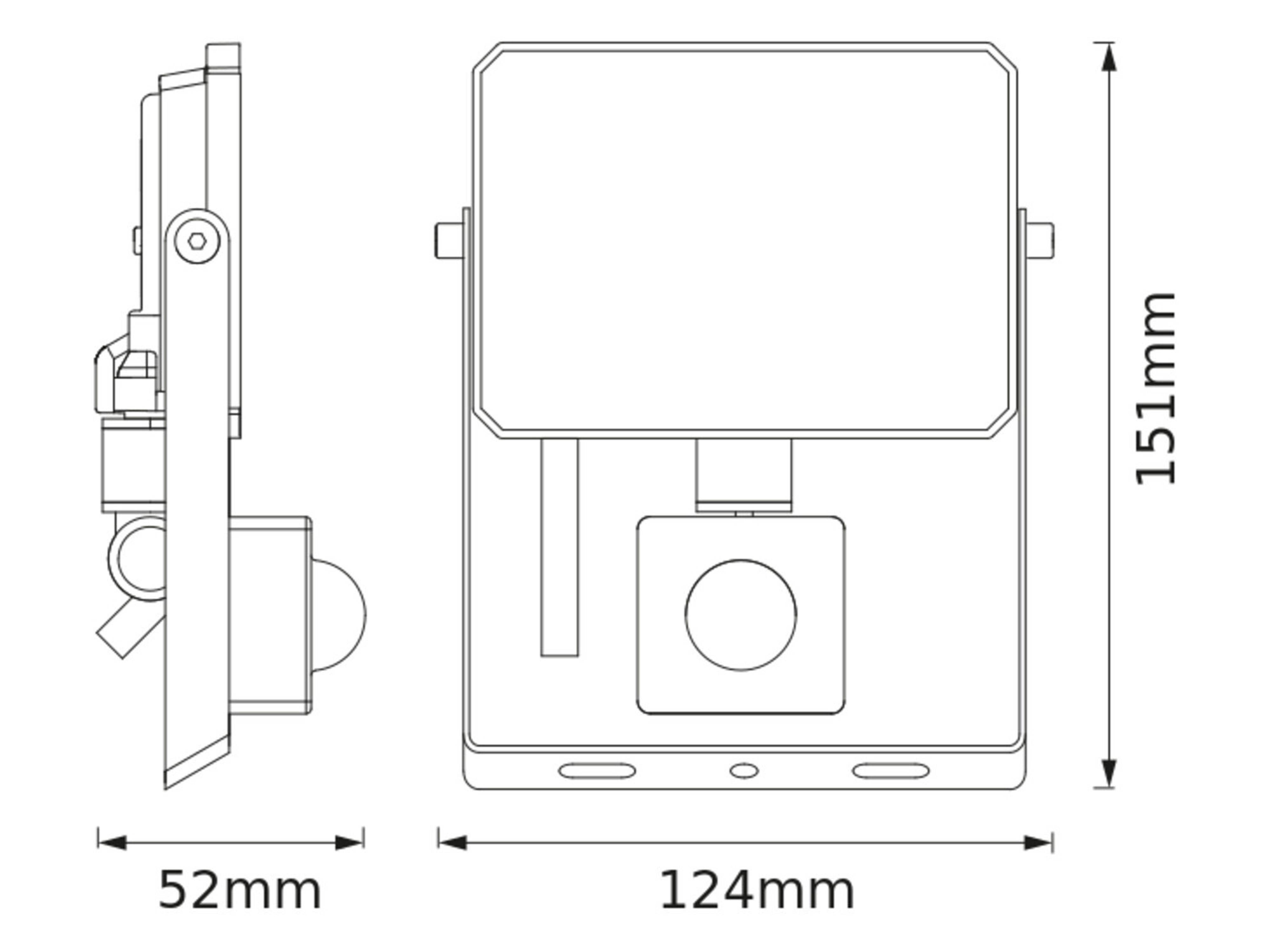 OSRAM LED-Fluter mit Sensor, 20W, 1800lm, 6500K, 105°, IP65, kaltweiß OSRAM LED-Fluter mit Sensor, 20W, 1800lm, 6500K, 105°, IP65, kaltweiß