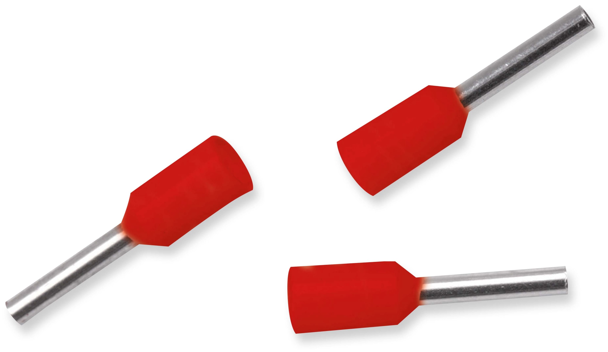 Aderendhülsen, 1,50 mm², 50 Stück, 8 mm, rot