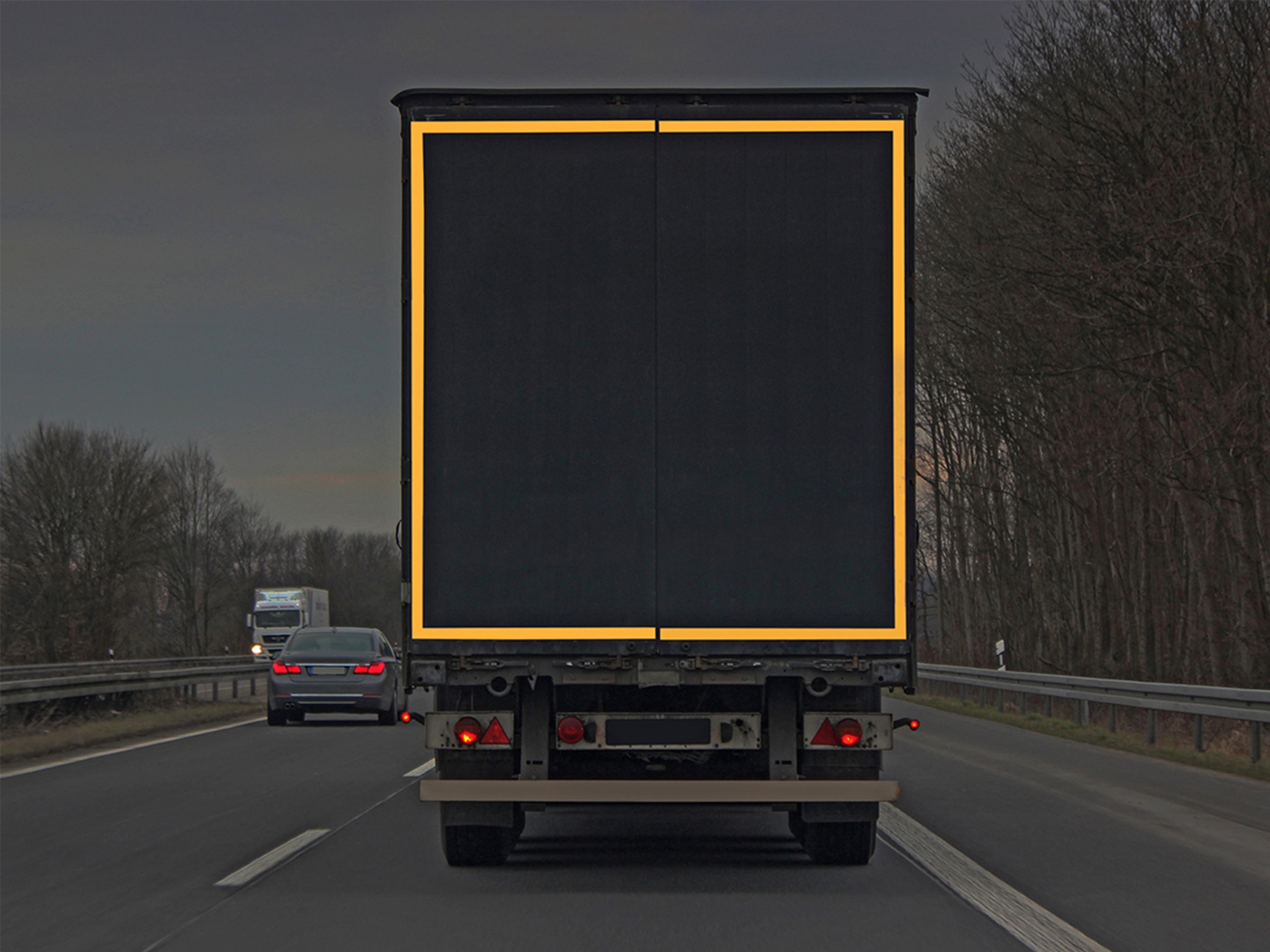 Reflektorband, gelb, 2m, selbstklebend