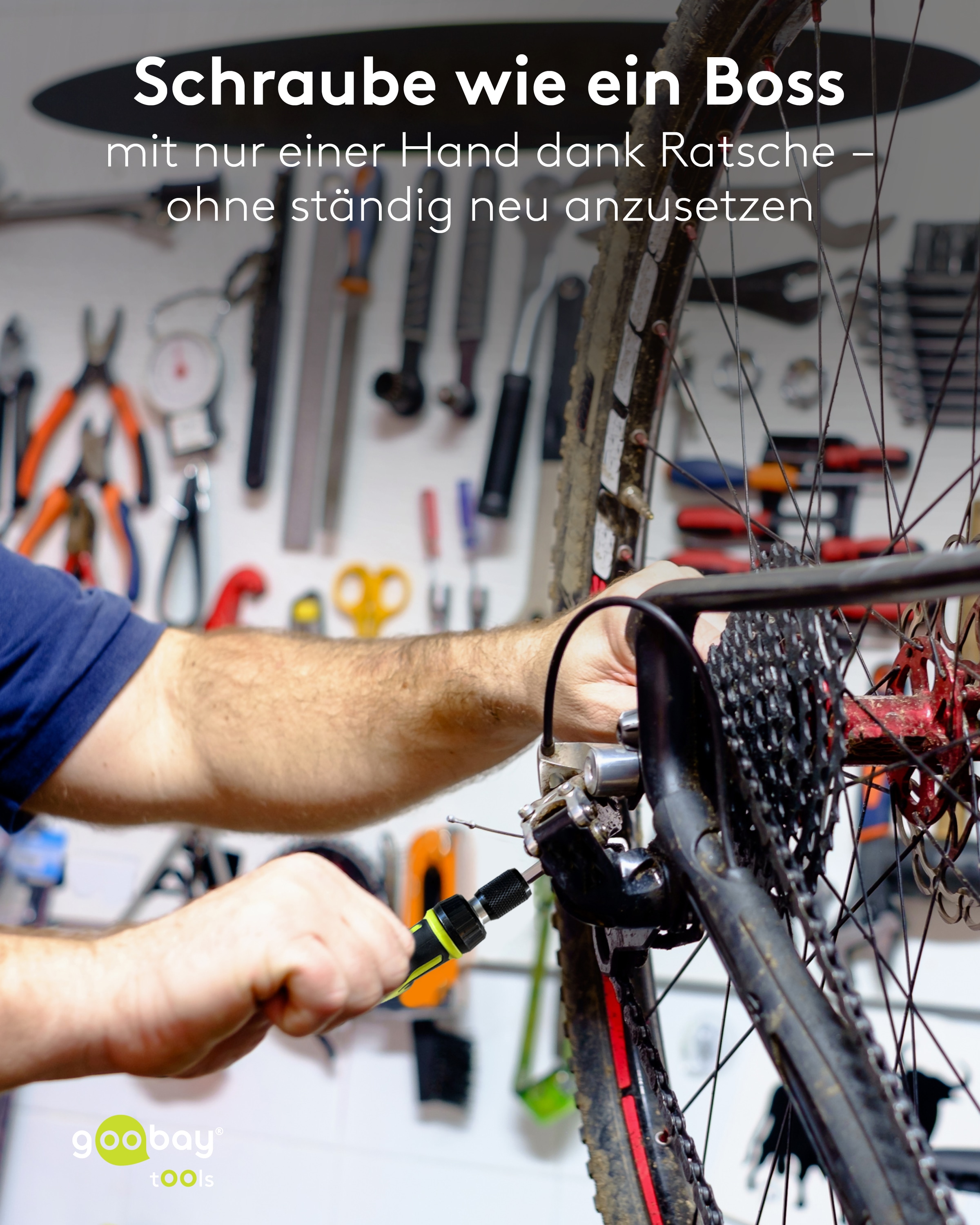 GOOBAY TOOLS Schraubendreher-Set, 77841, mit 30-tlg. Bitsatz