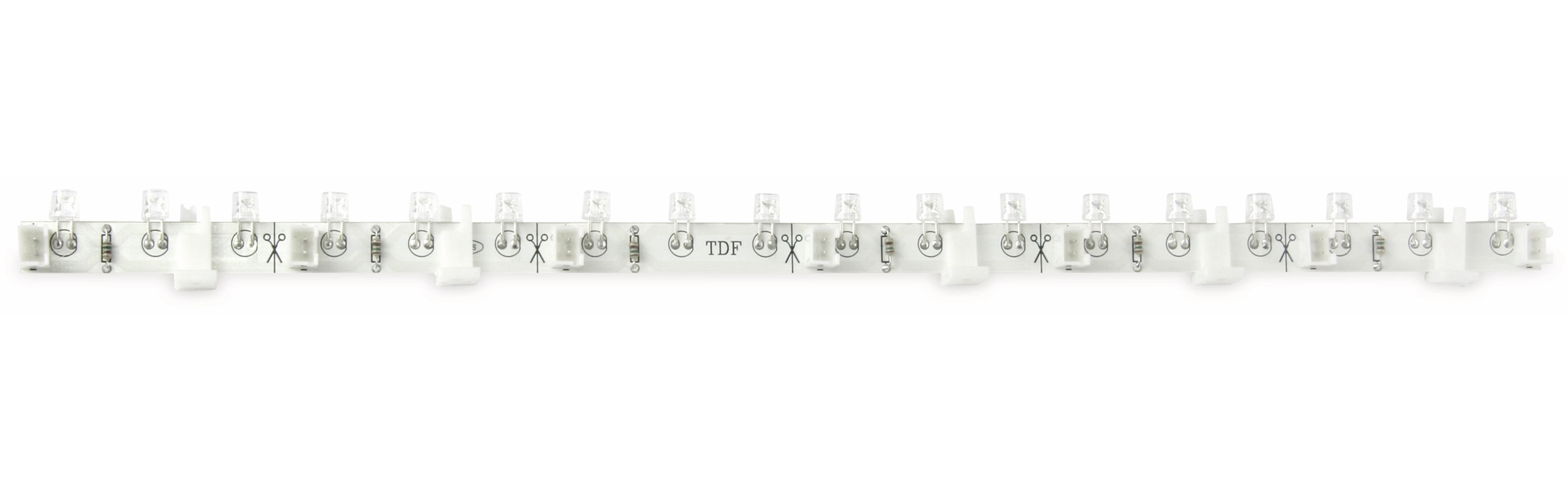 BLANKO LED-Strip flexibel, 1,5 W, 14,5 lm, 18x rot