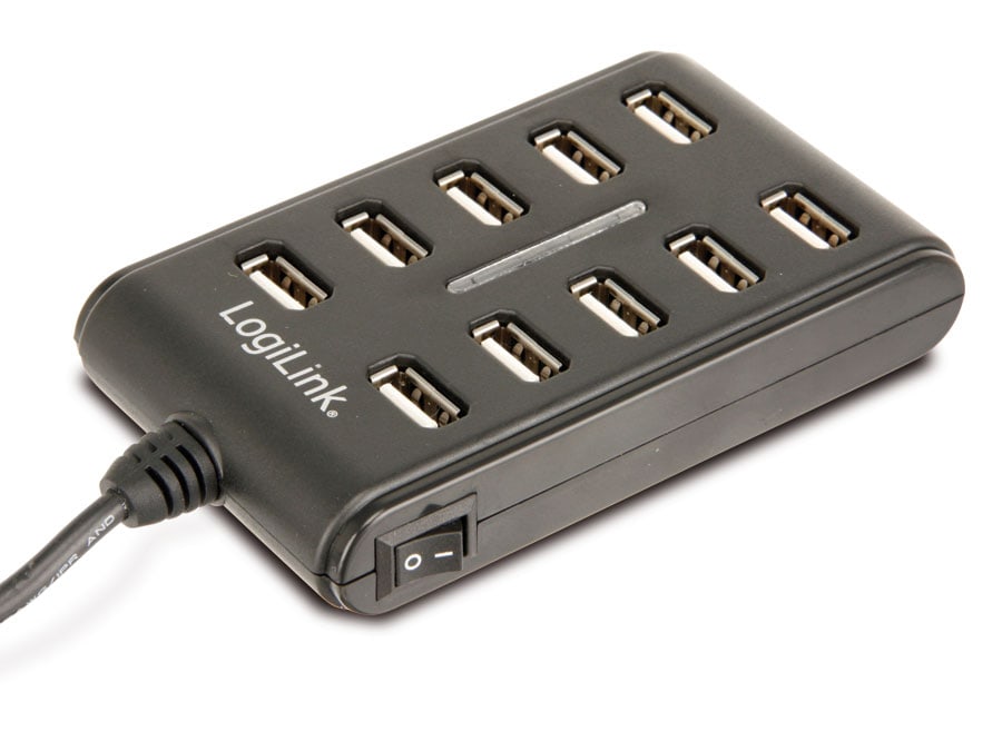LOGILINK USB 2.0-Hub UA0125, 10-Port LOGILINK USB 2.0-Hub UA0125, 10-Port