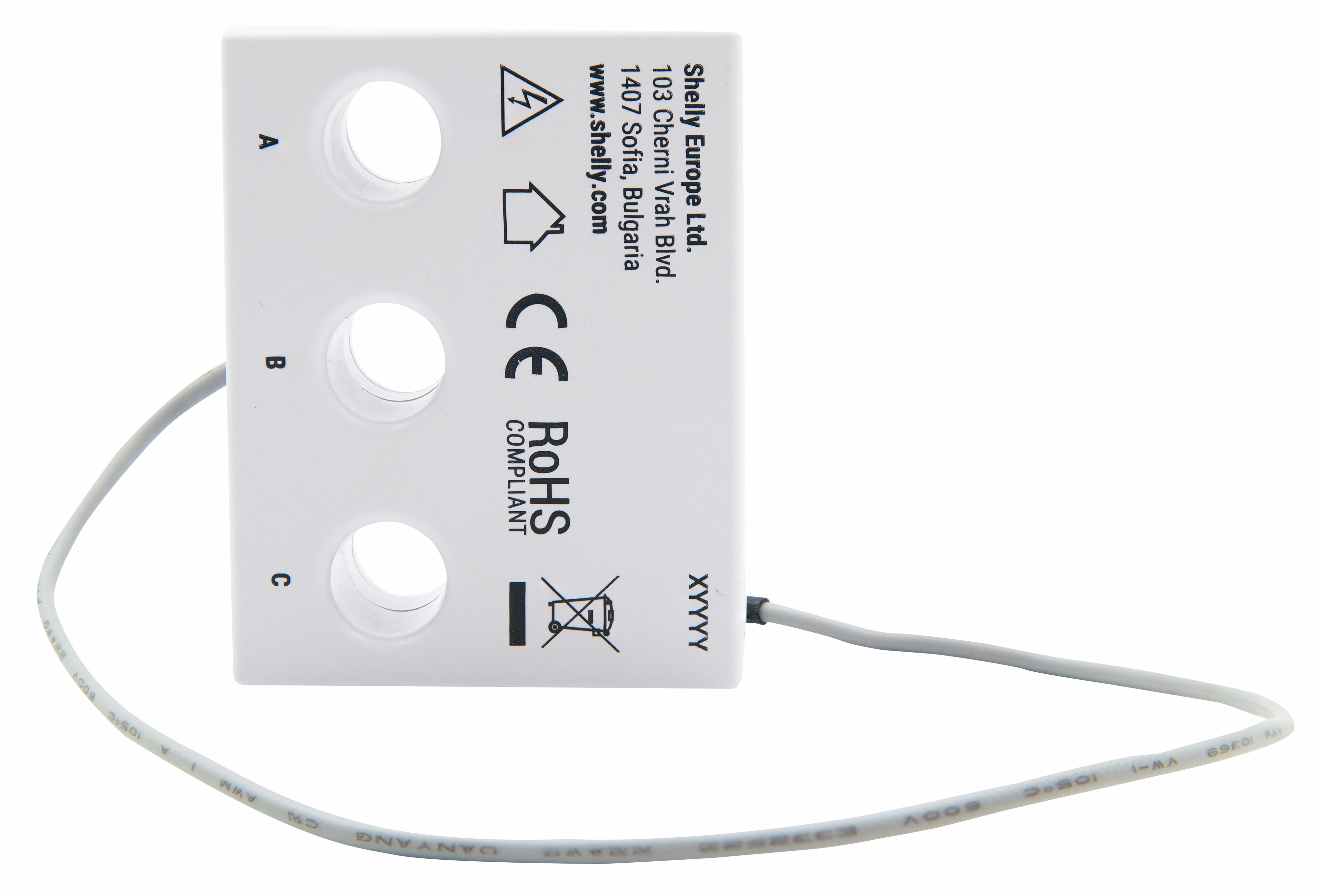 SHELLY WLAN-Stromzähler 3EM-63T Gen3, weiß