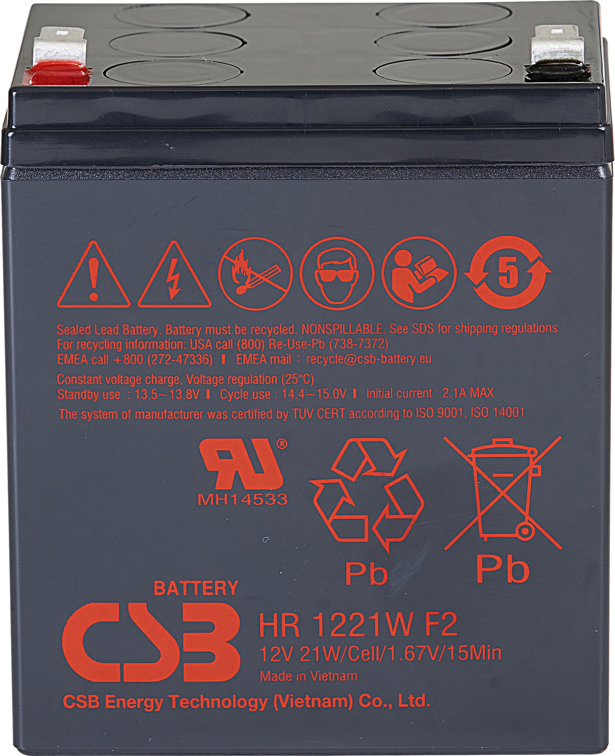 Bleiakku 12V / 21 W Bleiakku 12V / 21 W