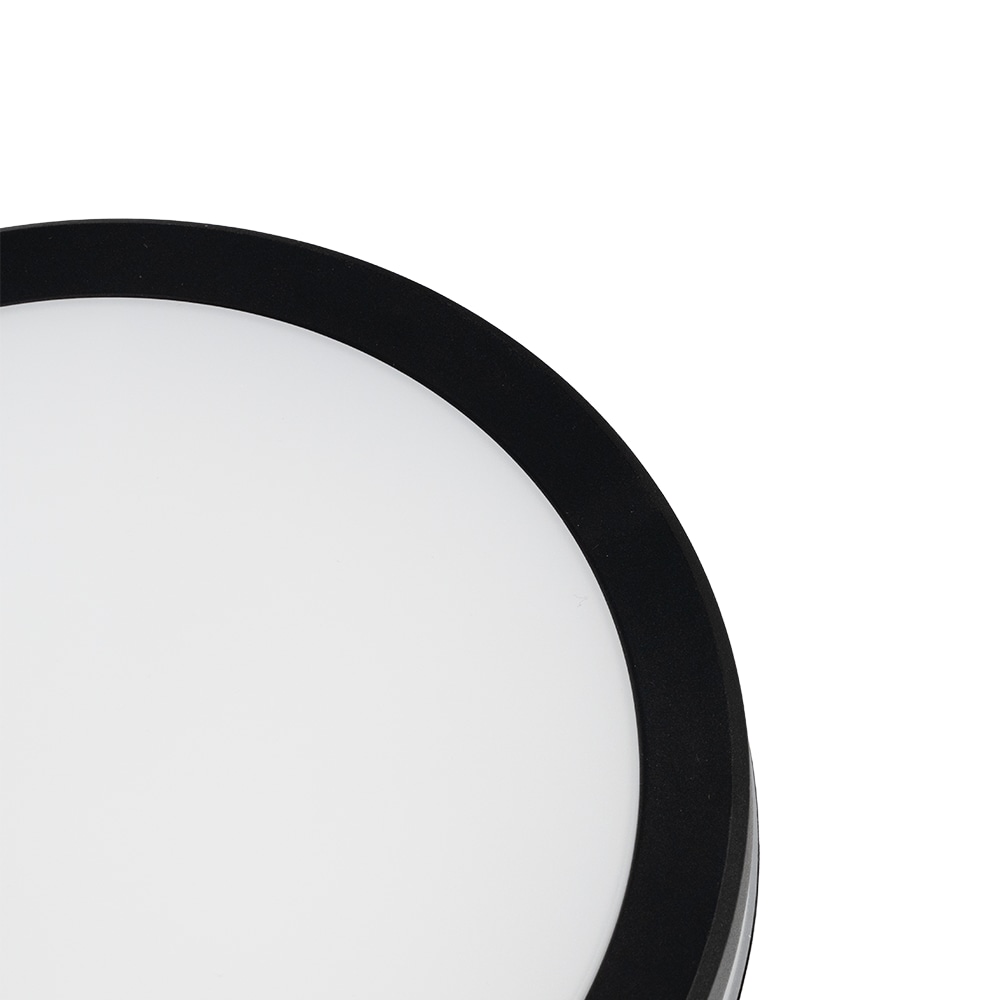 LUXULA LED-Deckenleuchte, 20W, EEK: F, 2000lm, CCT, IP65, schwarz/weiß