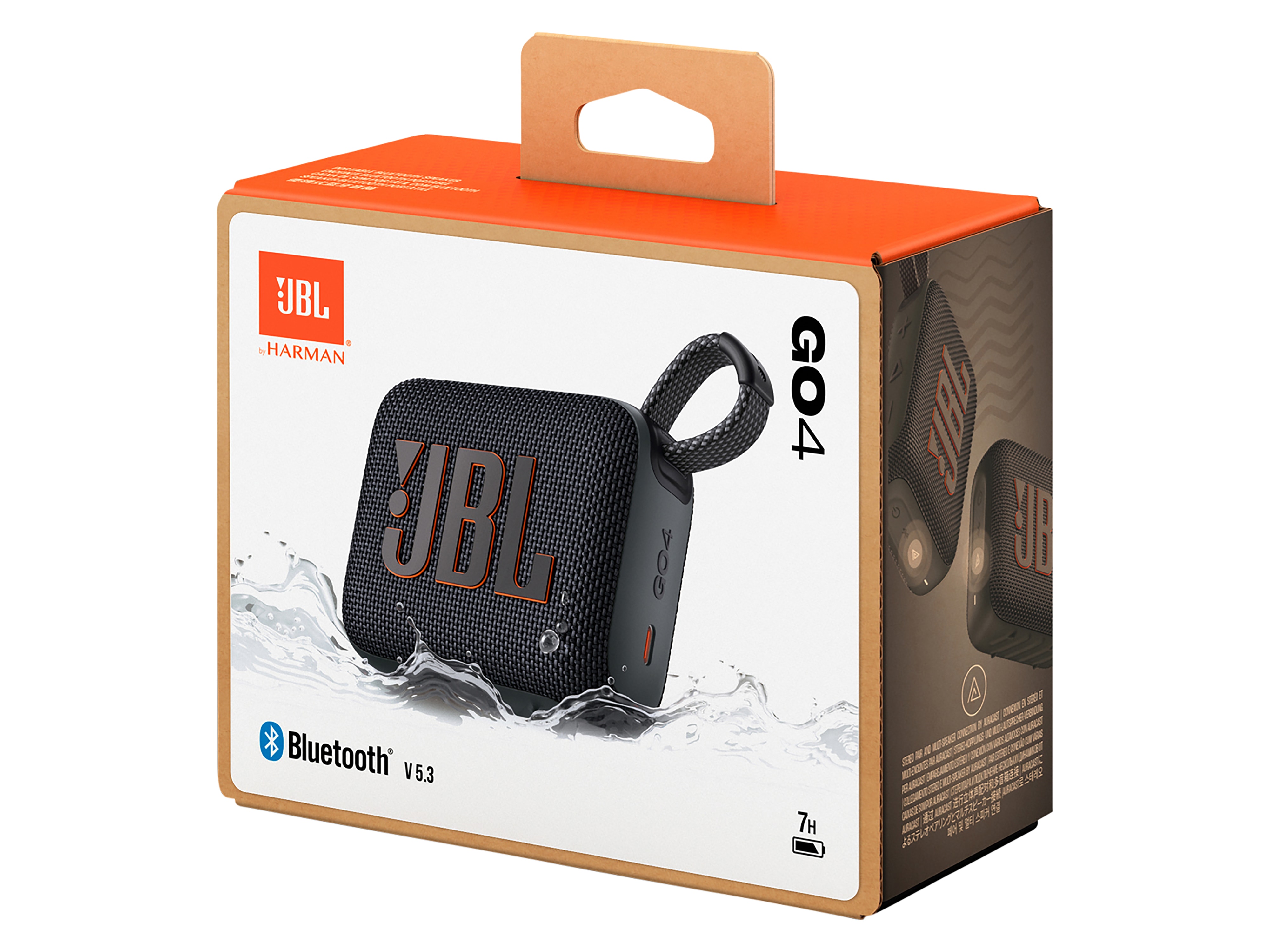 JBL Portabler Lautsprecher Go4, 4,2 W, schwarz