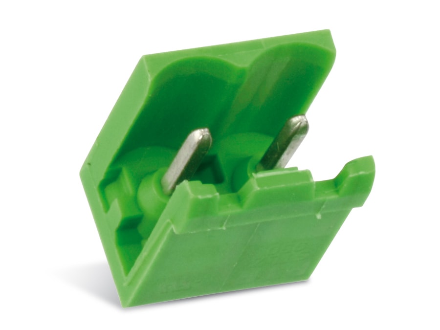 PTR A PHOENIX MECANO COMPANY Stiftleiste STLZ950, 2-polig, stehend, grün