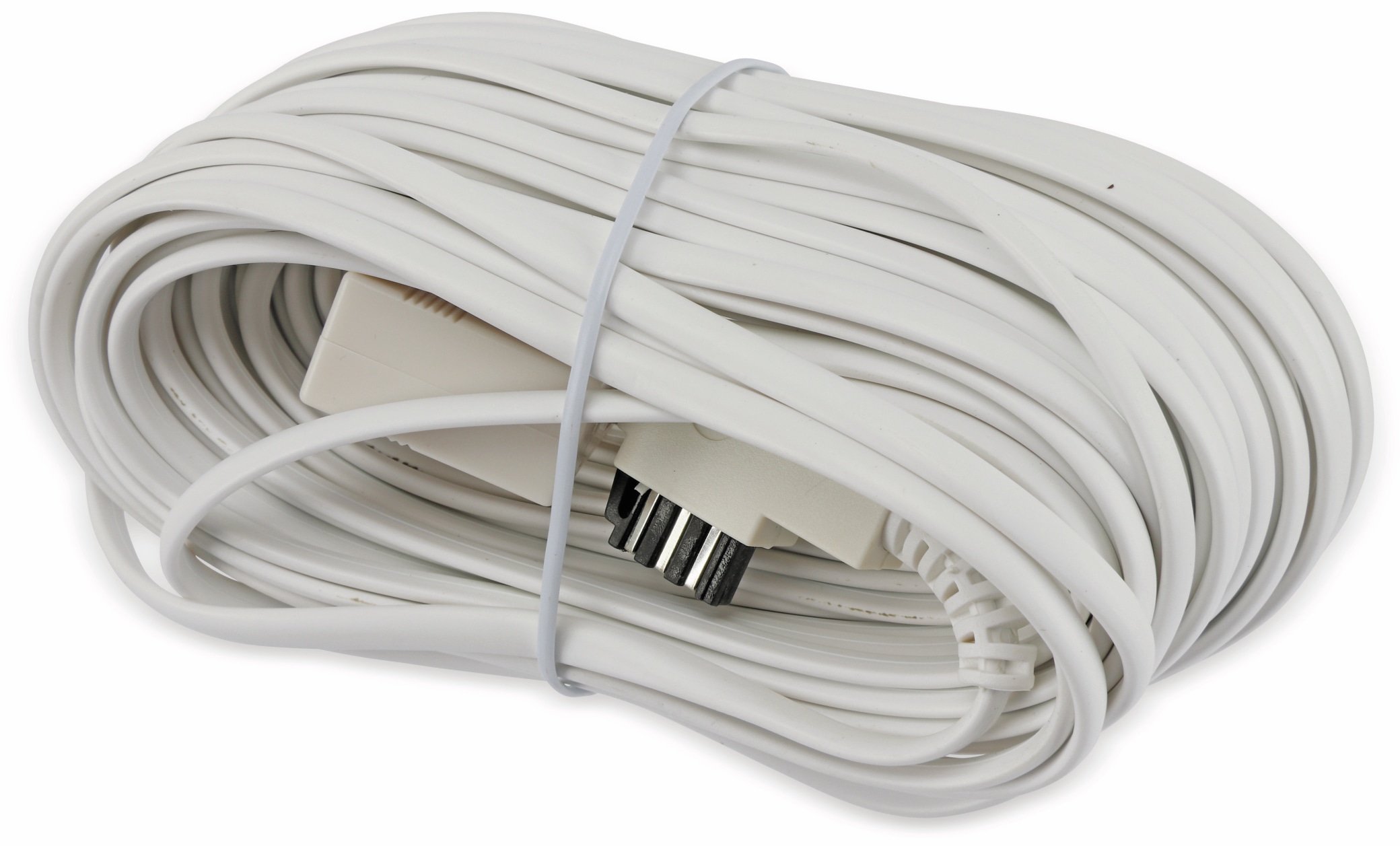 S-IMPULS Telefon-Verlängerung, 15 m, weiß