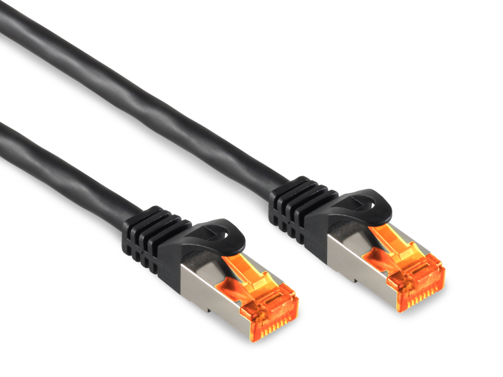 S-IMPULS CAT.6a Netzwerkkabel, S/FTP, Outdoor, IP66, schwarz, 10 m