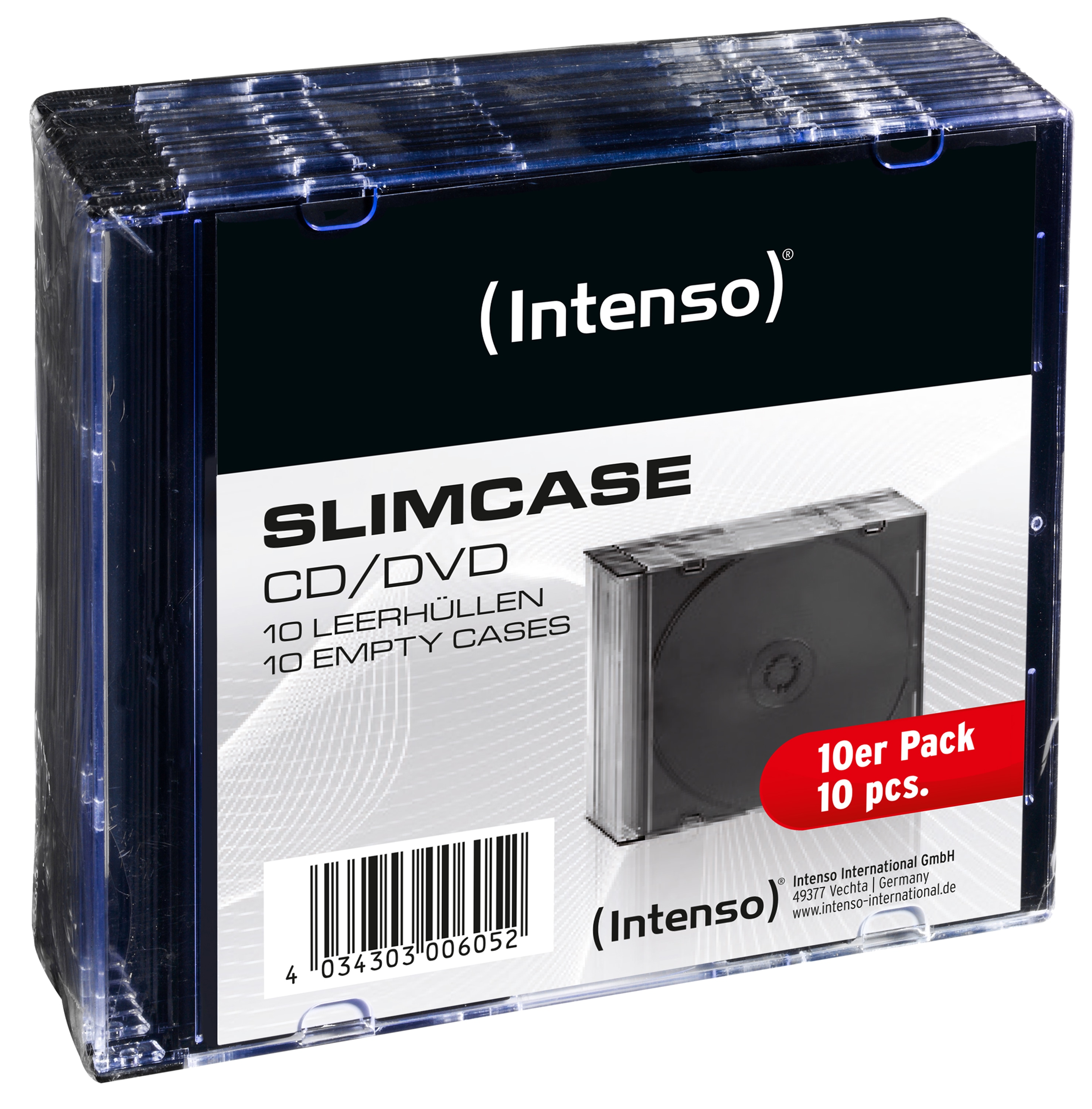 INTENSO CD-Hüllen Slimcase 10er Pack INTENSO CD-Hüllen Slimcase 10er Pack