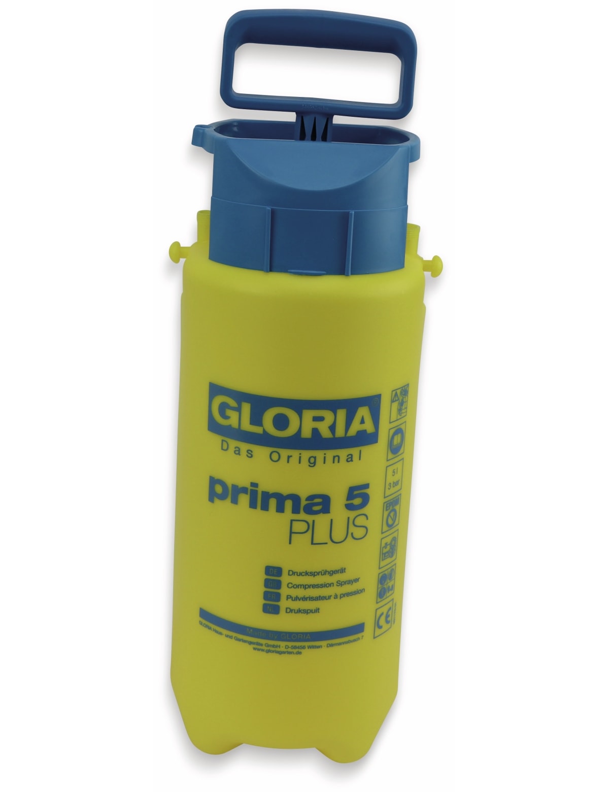 Gloria Drucksprühgerät Prima 5 Plus, 5 L