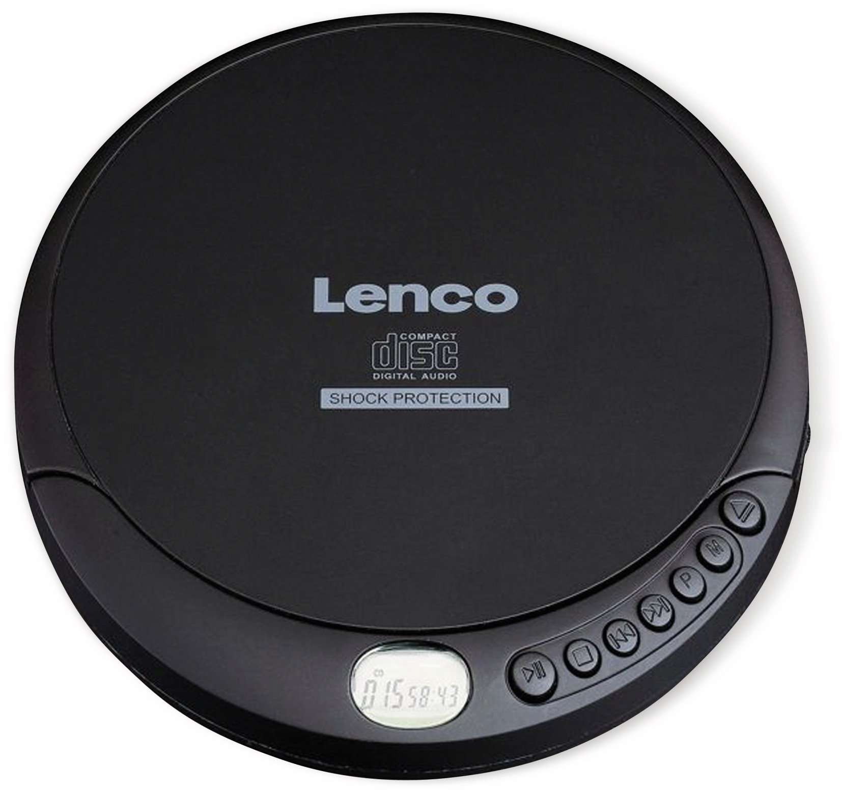 LENCO Portabler CD-Player CD-200BK, schwarz