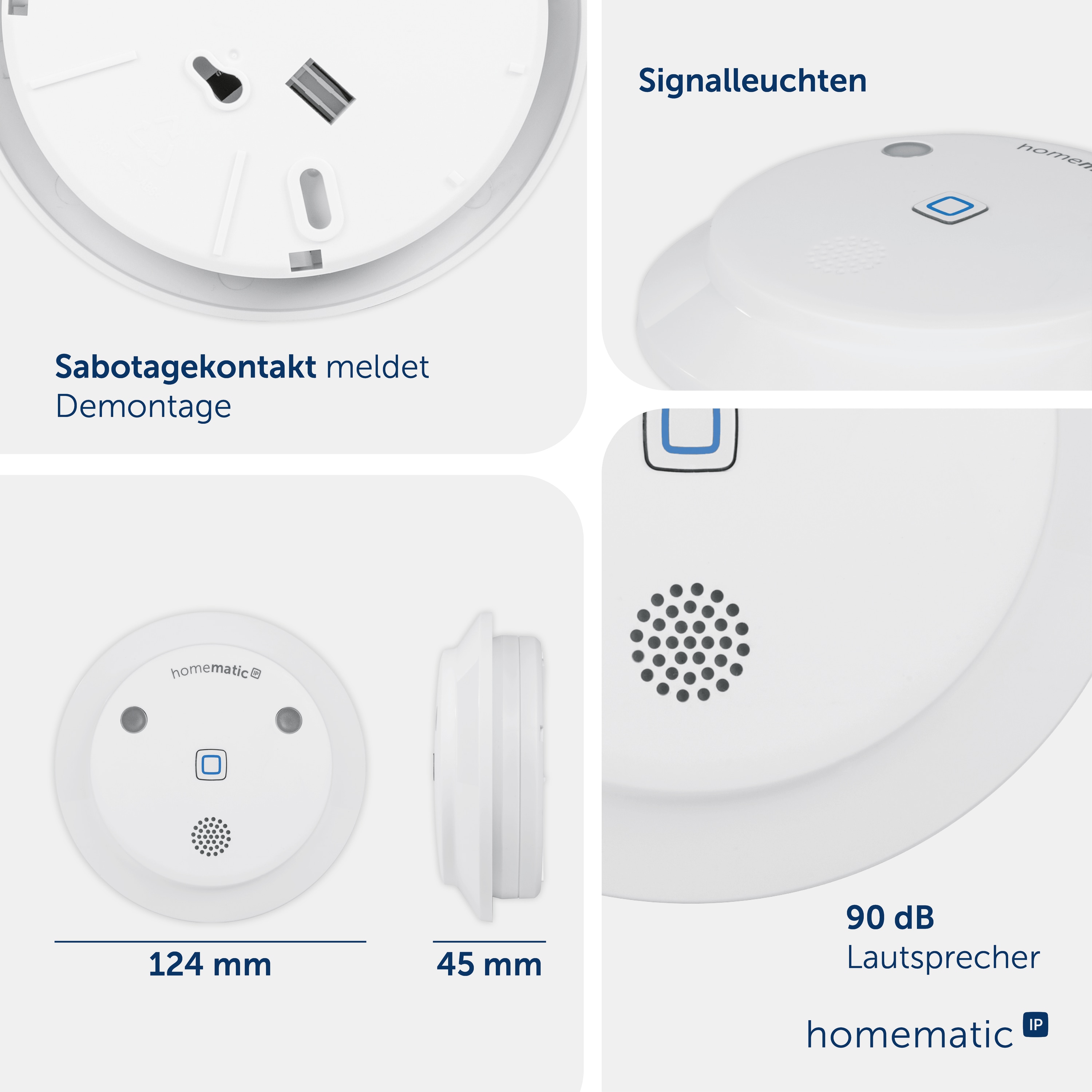 HOMEMATIC IP Smart Home 153825A0, Alarmsirene