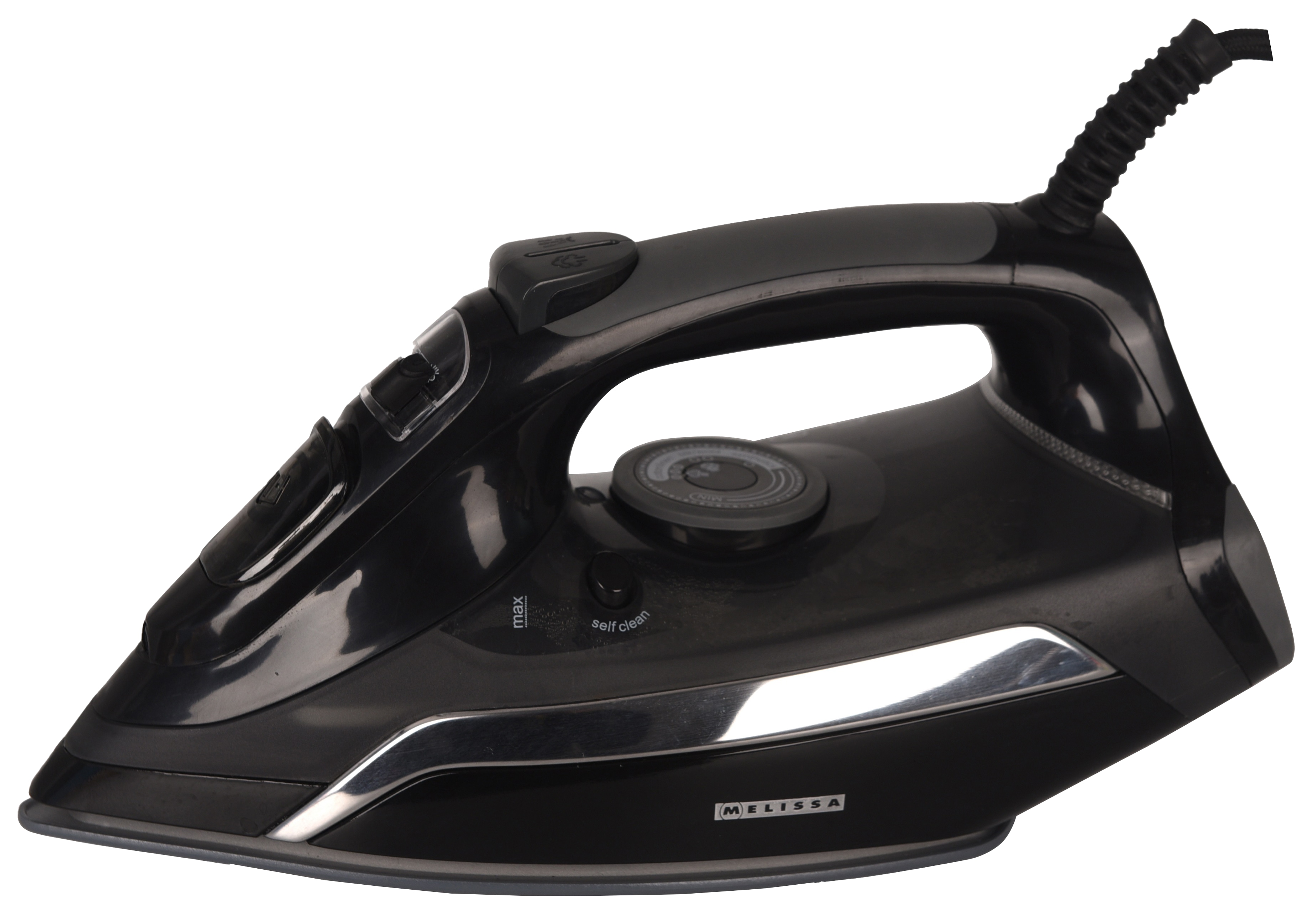 MELISSA Dampfbügeleisen 16390057, 2500 W, schwarz MELISSA Dampfbügeleisen 16390057, 2500 W, schwarz