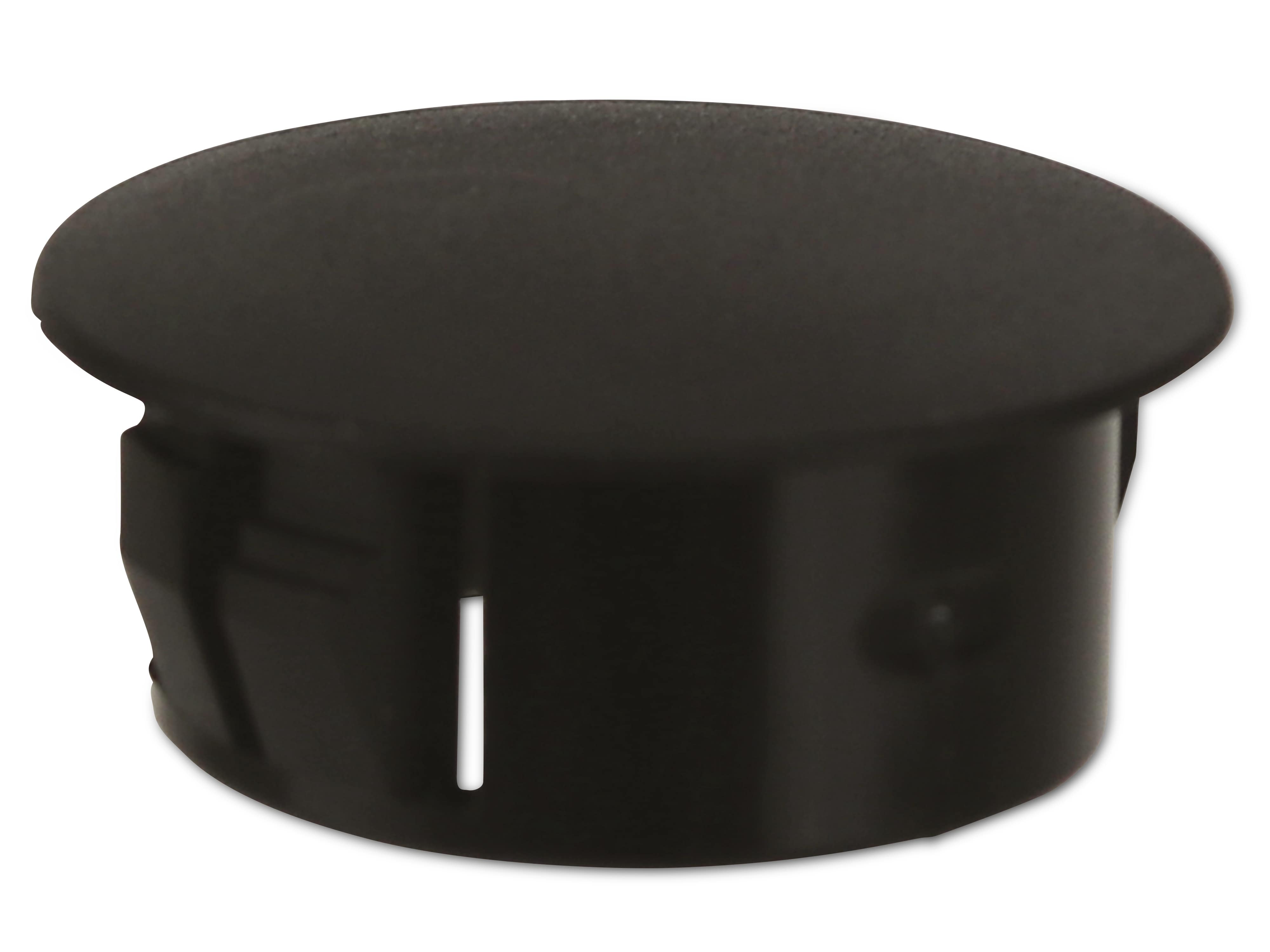 KSS Lochabdeckung Polyamid 6.6, schwarz, für Loch 19,1, Abdeckung-Ø 22,9, 1 Stück