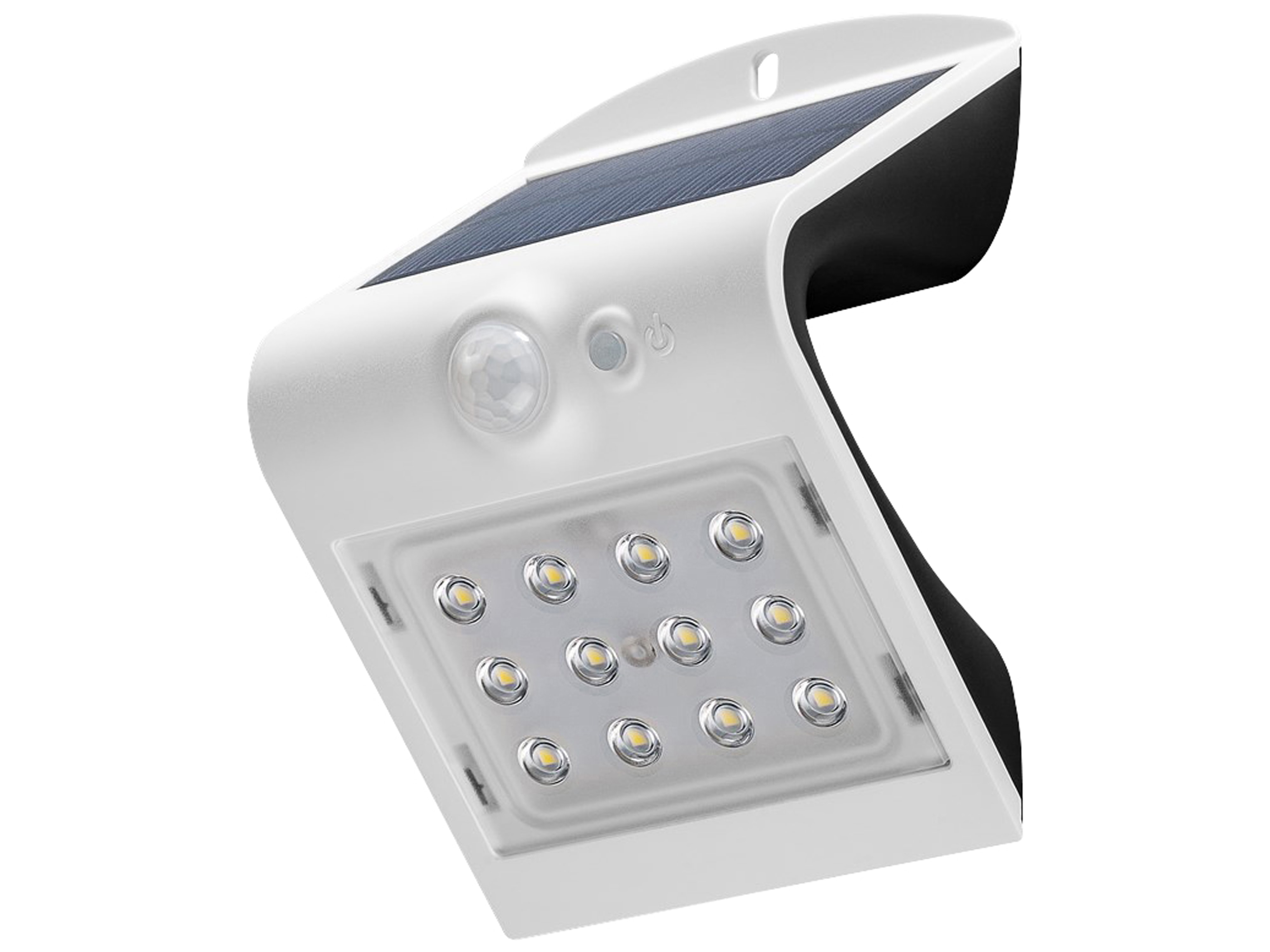 GOOBAY Solar LED-Wandleuchte mit Bewegungsmelder, 1,5 W, weiß GOOBAY Solar LED-Wandleuchte mit Bewegungsmelder, 1,5 W, weiß