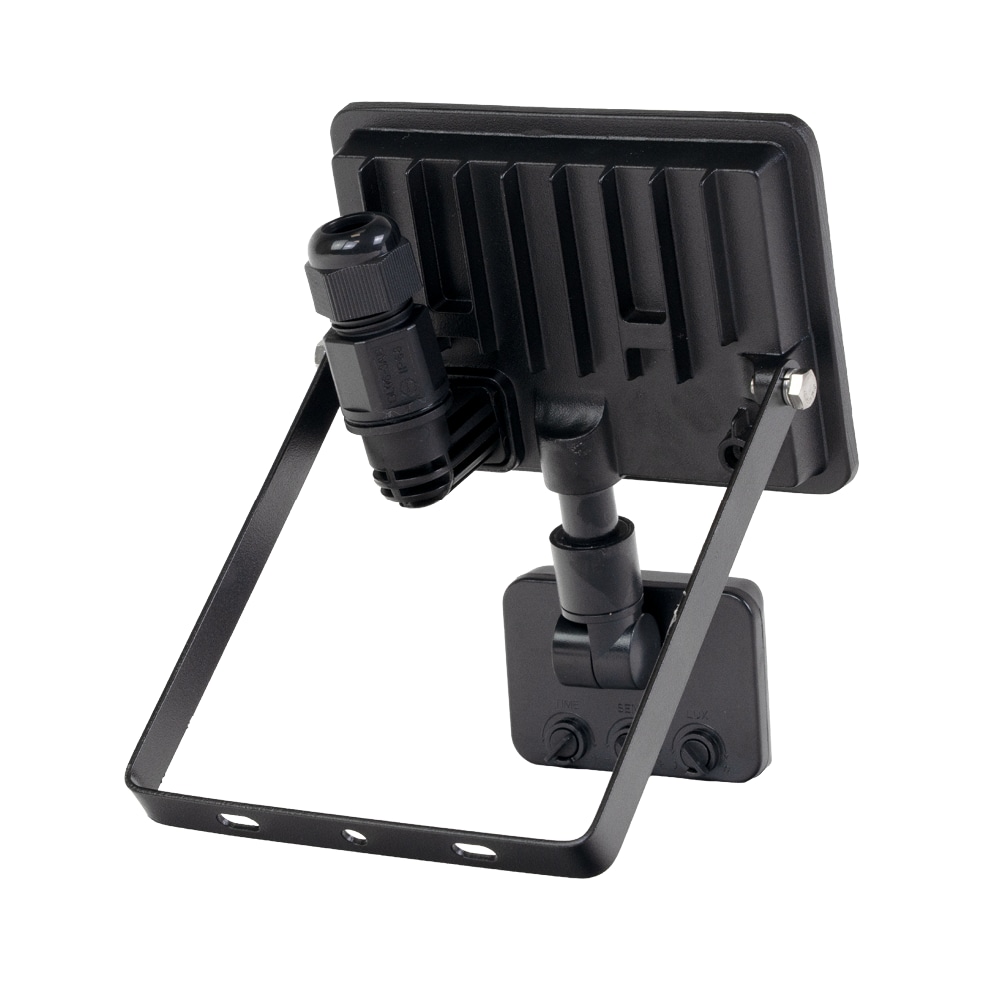 LUXULA LED-Fluter mit Bewegungsmelder, 10W, 1000lm, 4000K, Weiß, IP44, 120° Erfassungswinkel