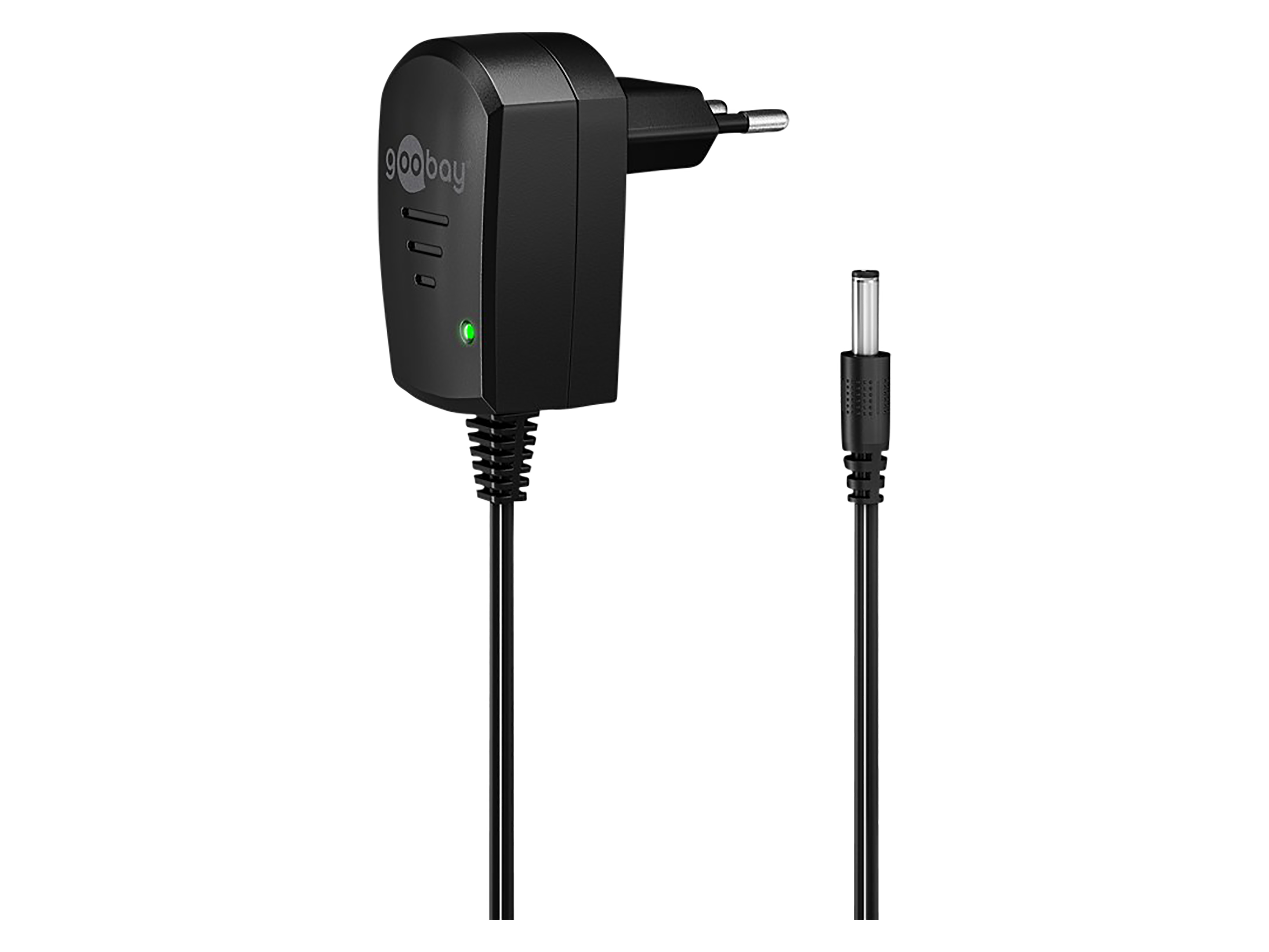 GOOBAY Universal-Netzteil 64982, 5 V-/1 A, 5 W, 5,5x2,1 mm, schwarz