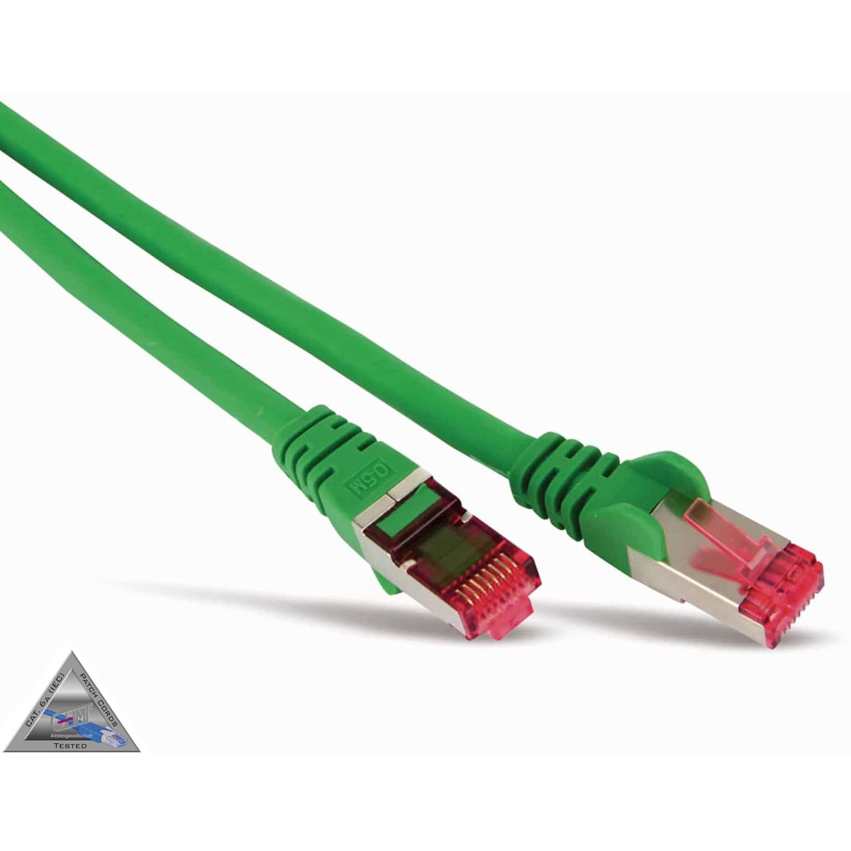 S-IMPULS CAT.6a Patchkabel, halogenfrei, GHMT zertifiziert, 0,5 m, grün S-IMPULS CAT.6a Patchkabel, halogenfrei, GHMT zertifiziert, 0,5 m, grün