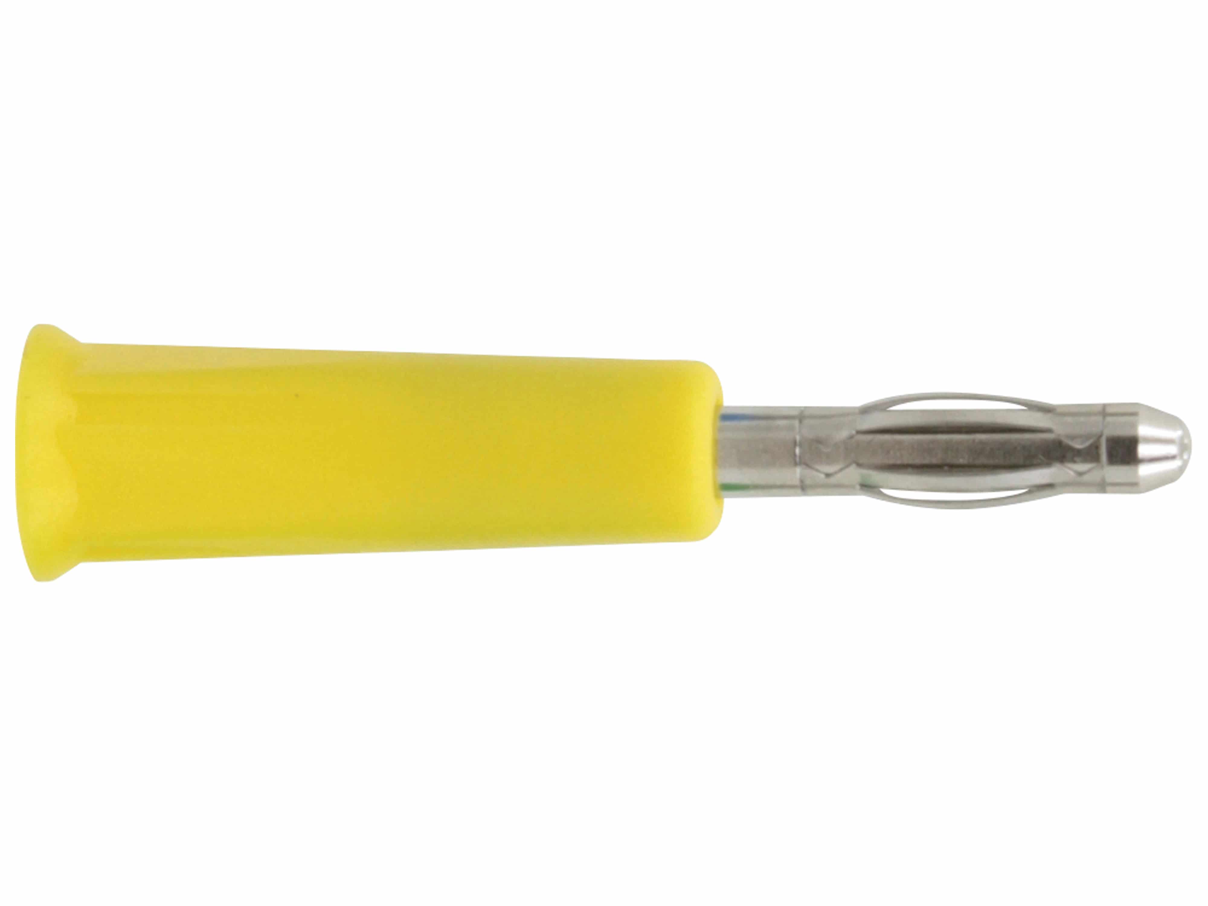 DONAU ELEKTRONIK Bananenstecker, 4mm, gelb, 1013