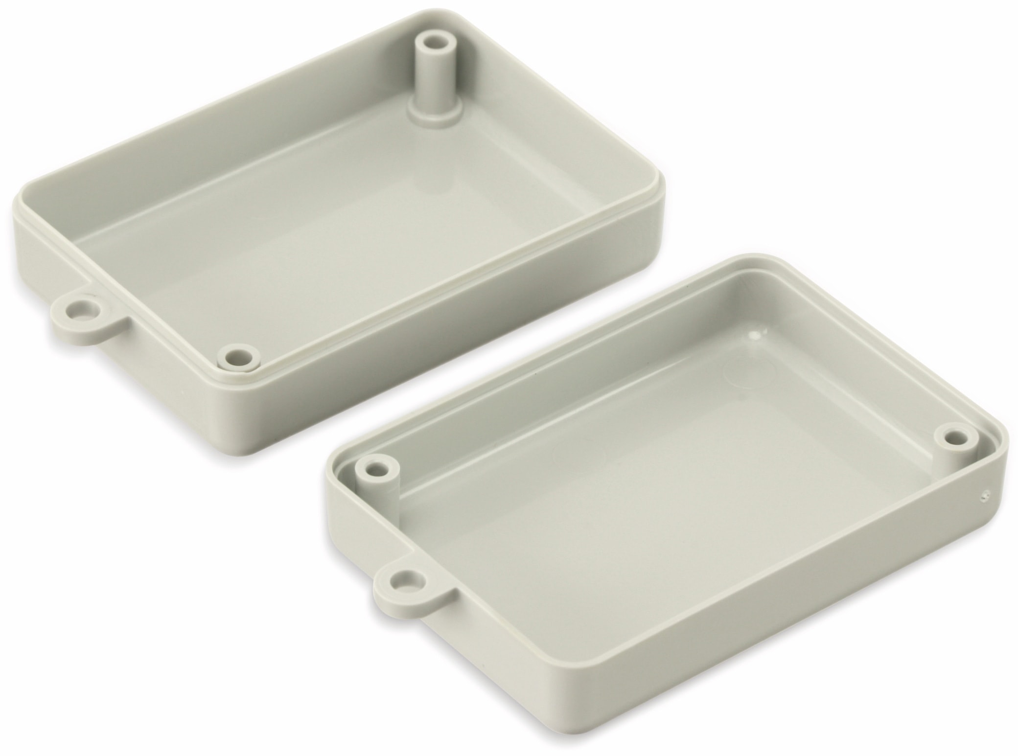 STRAPUBOX Kunststoffgehäuse mit öse, Typ 2043 GR, 53 x 37 x 20 mm