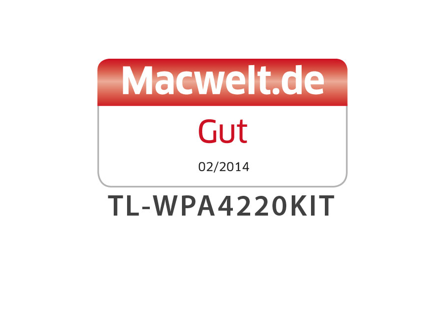 TP-LINK Powerline-Kit mit WLAN-Extender TL-WPA4220KIT