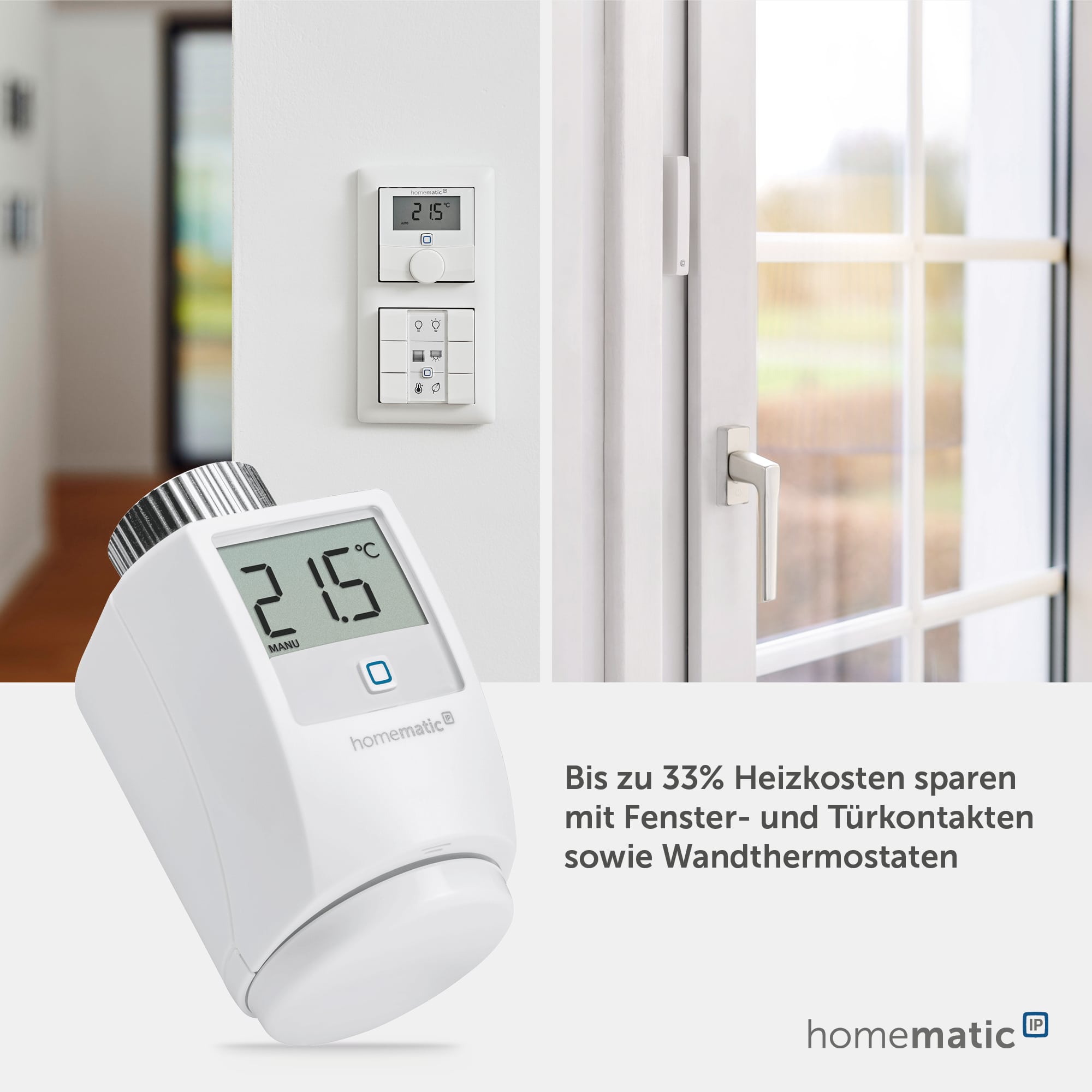 HOMEMATIC IP Smart Home 140280 Heizkörper-Thermostat