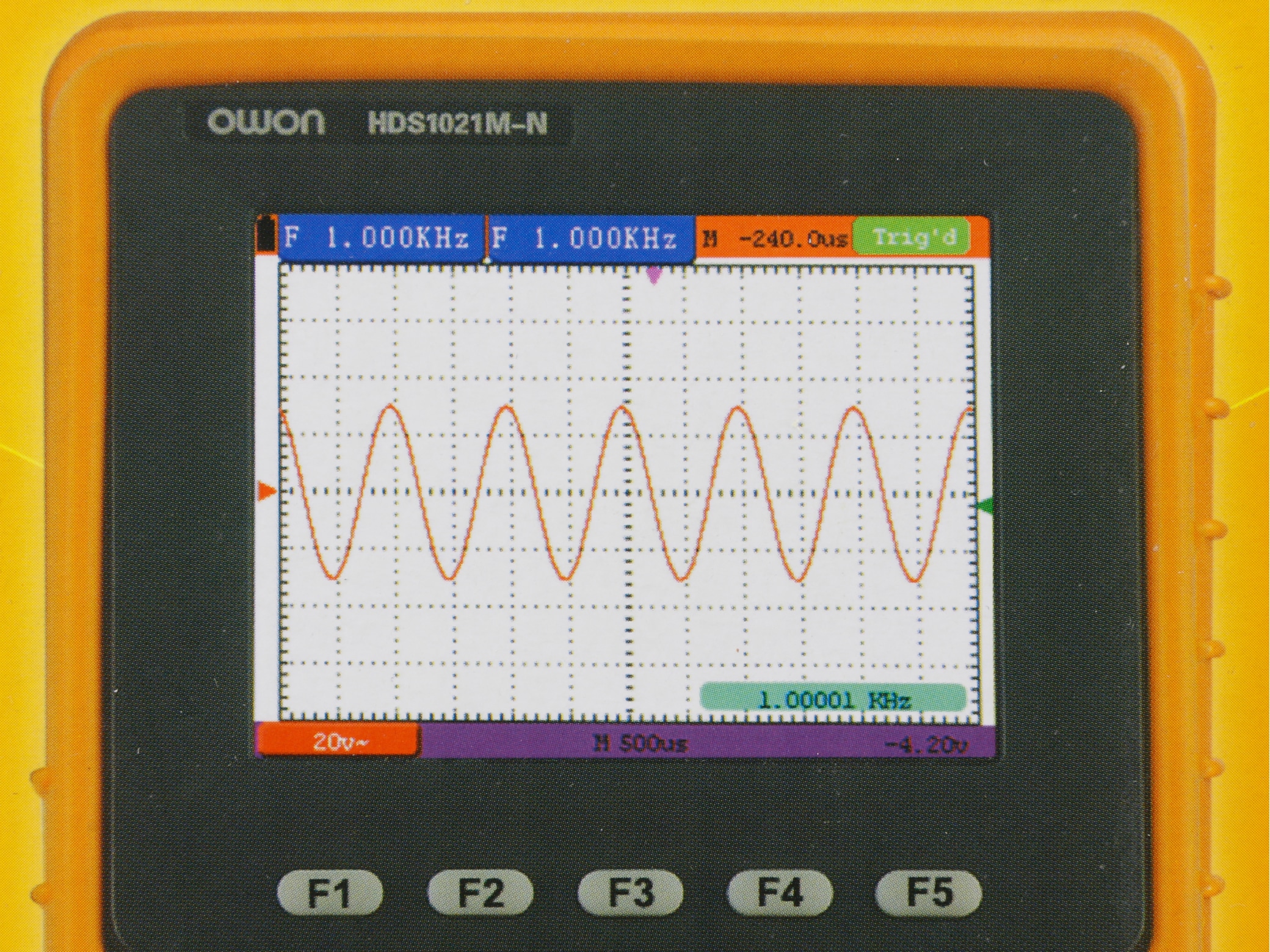 OWON LCD-Oszilloskop mit Multimeter, HDS1021M-N, 1- Kanal, 20 Mhz