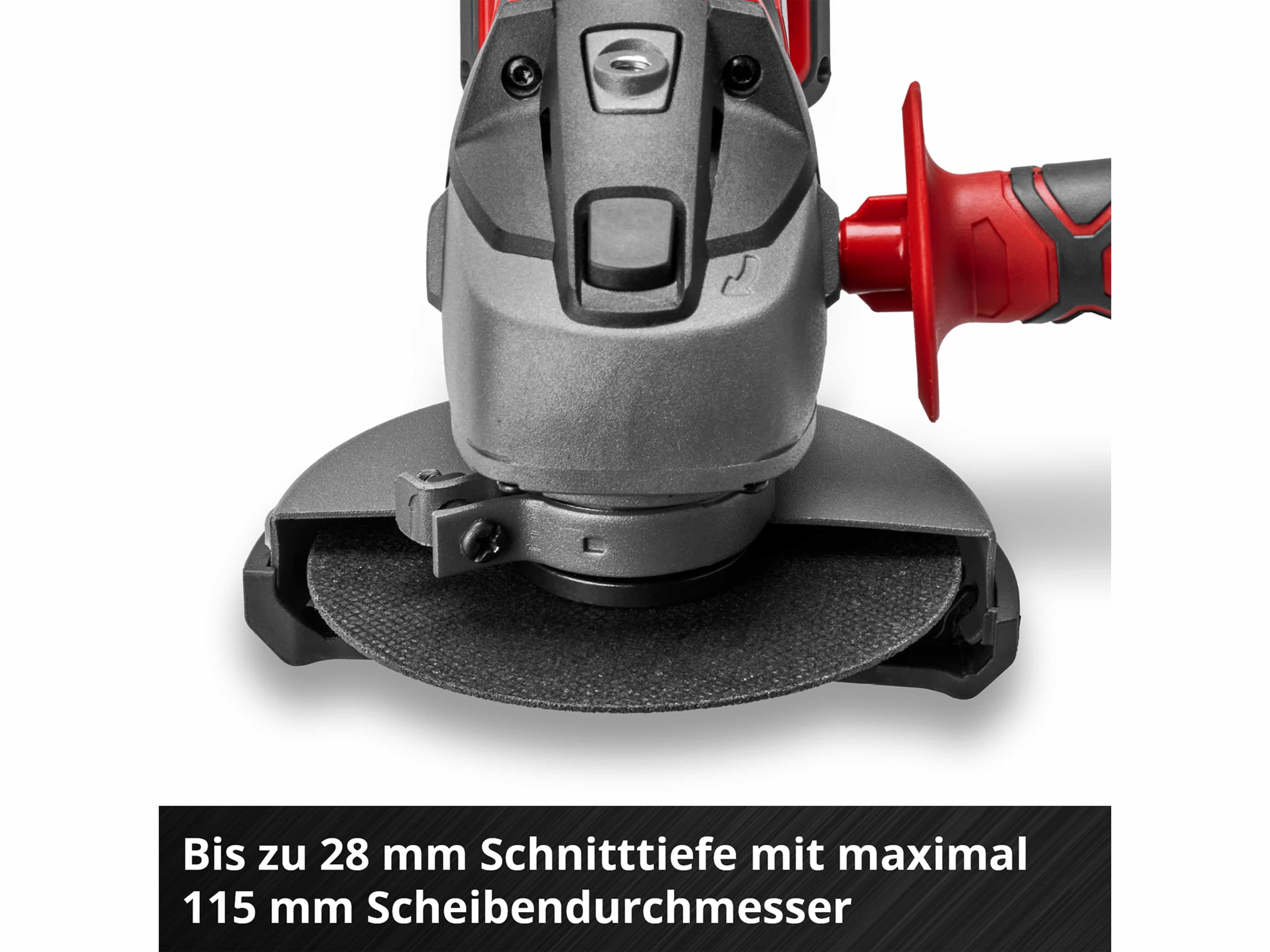 EINHELL Akku-Winkelschleifer TC-AG 18/115 Li Solo