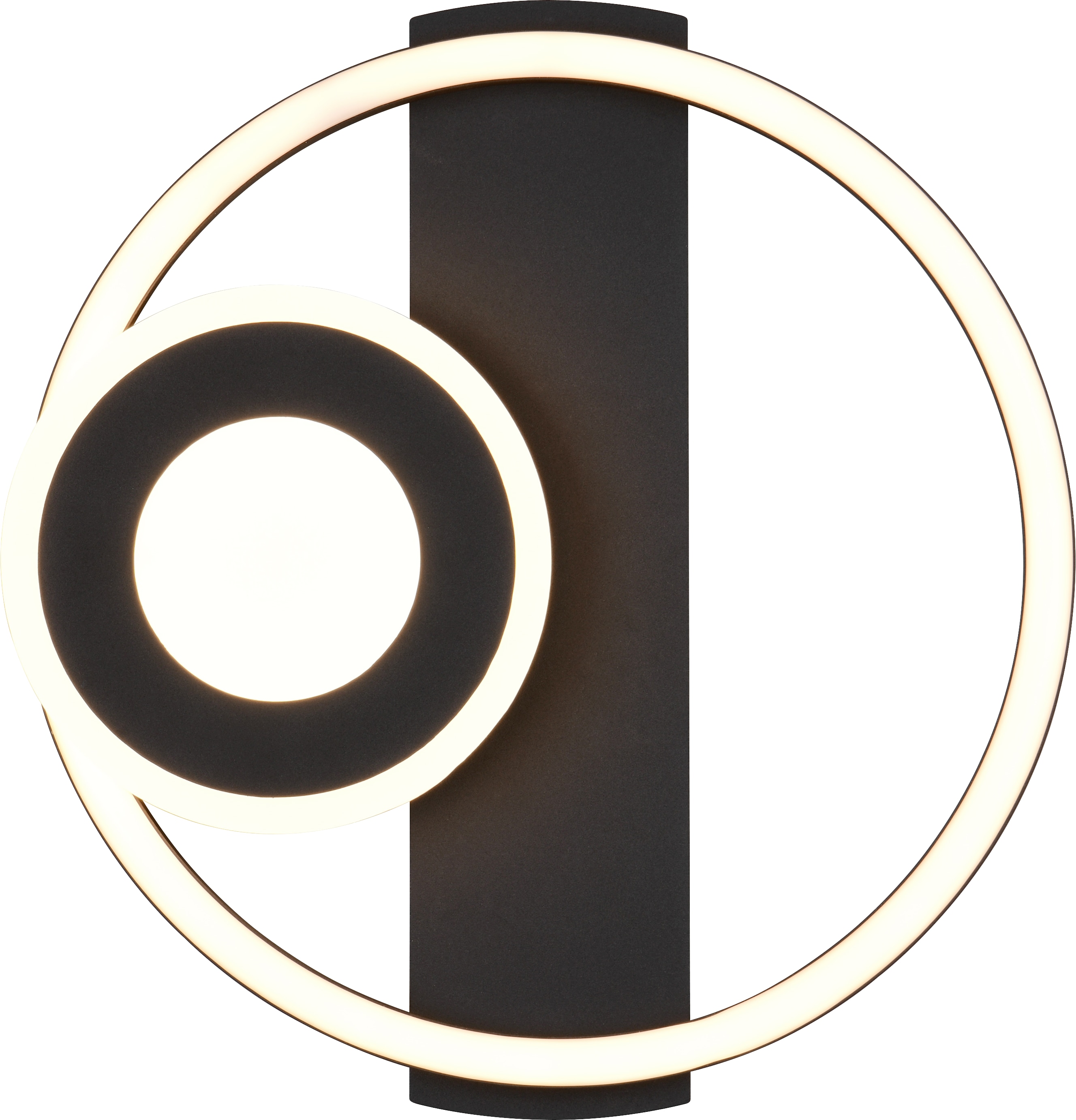 REALITY LED-Deckenleuchte HORUS, R63671132, 22W, 2500lm, 3000K, schwarz