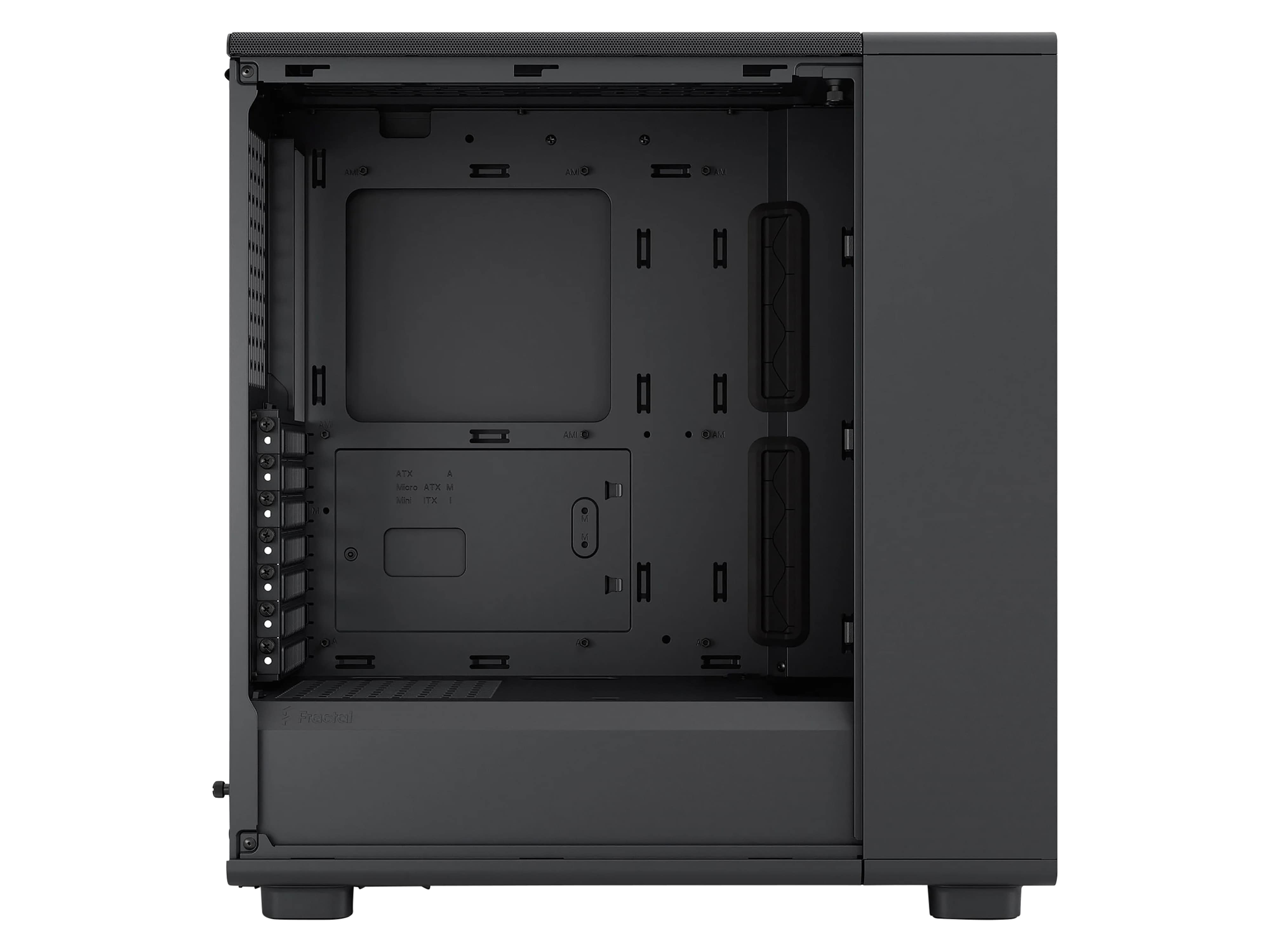 FRACTAL Midi Tower Design Epoch Black Solid