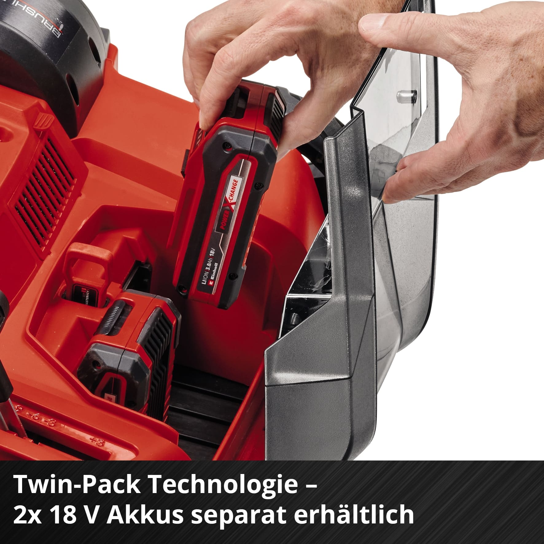 EINHELL Akku-Vertikutierer-Lüfter GE-SA 36/35 Li + 2x Starterset