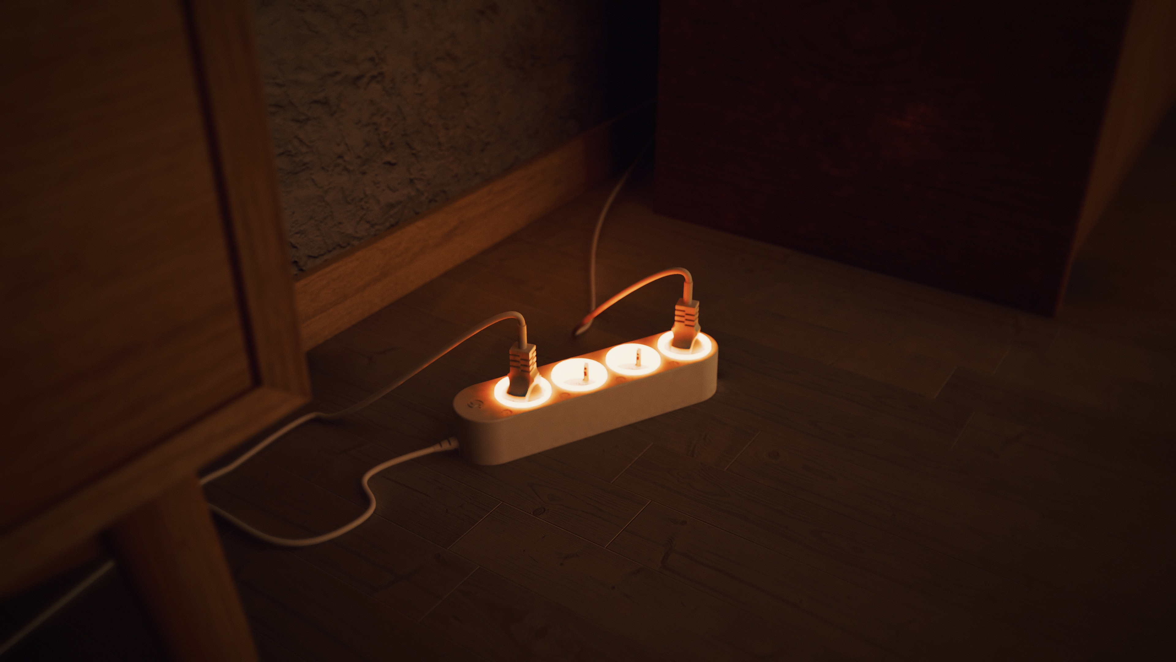 SHELLY Power Strip 4 Gen4, 4-fach Steckdosenleiste, weiß, WiFi, Bluetooth, Zigbee, Matter, Apple HomeKit, Alexa