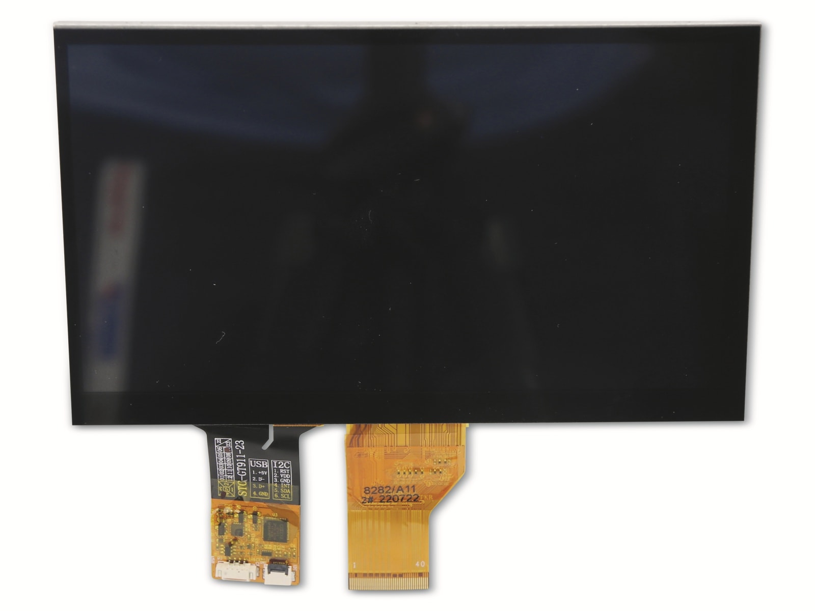 17,78 cm (7") Display-Set mit Touchscreen LS-7T, HDMI/DVI/VGA/CVBS