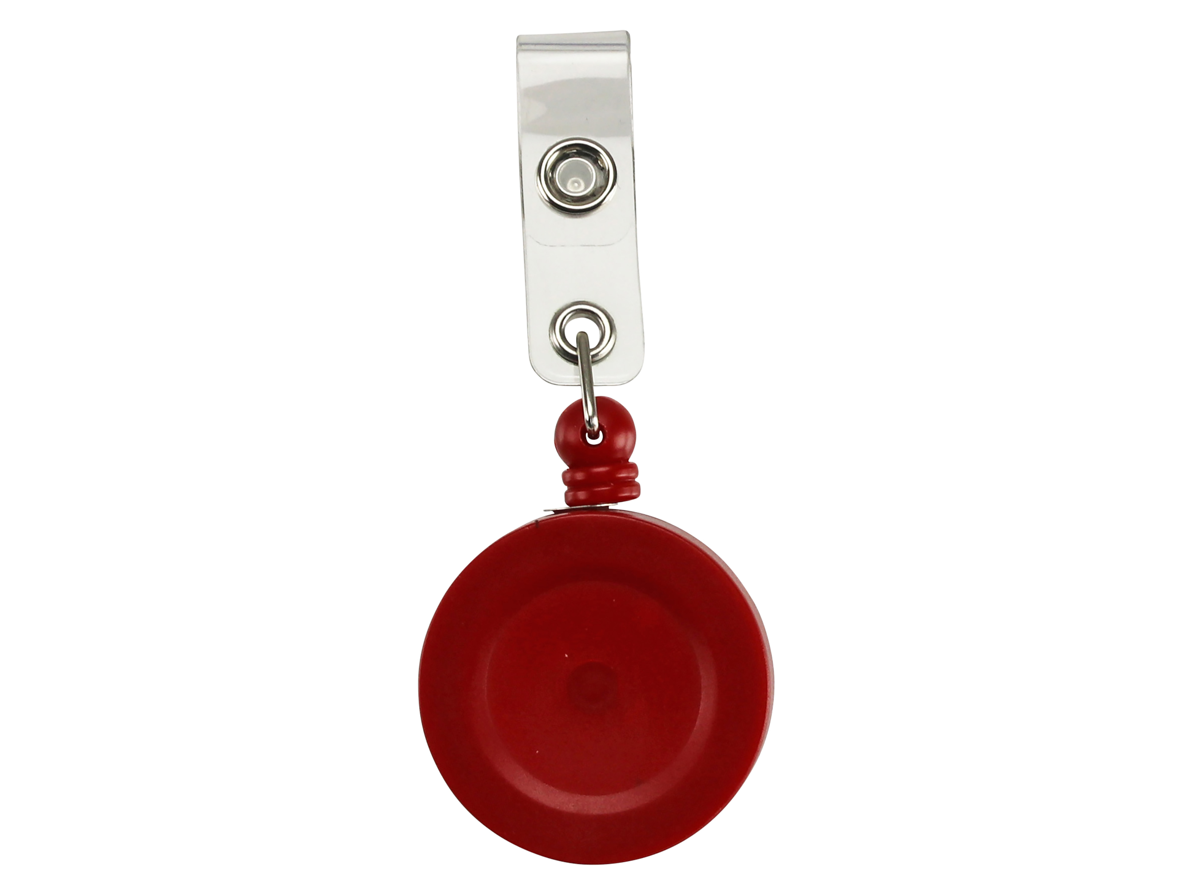 Kartenhalter JoJo, rot, mit Gürtelclip