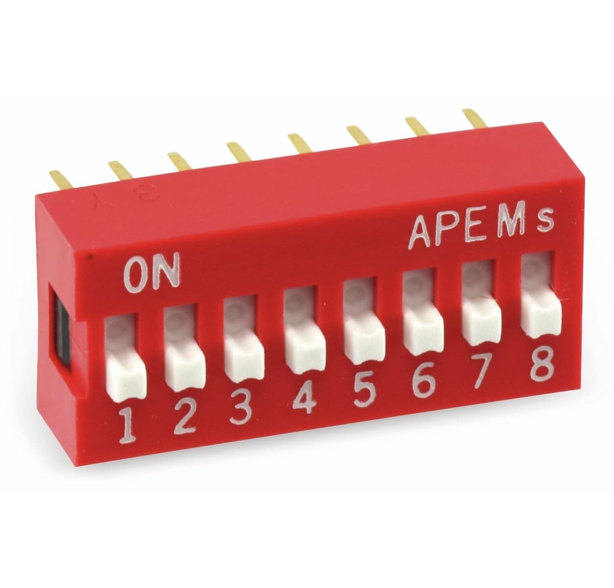 APEM DIP-Schalter DS-08, 8-polig