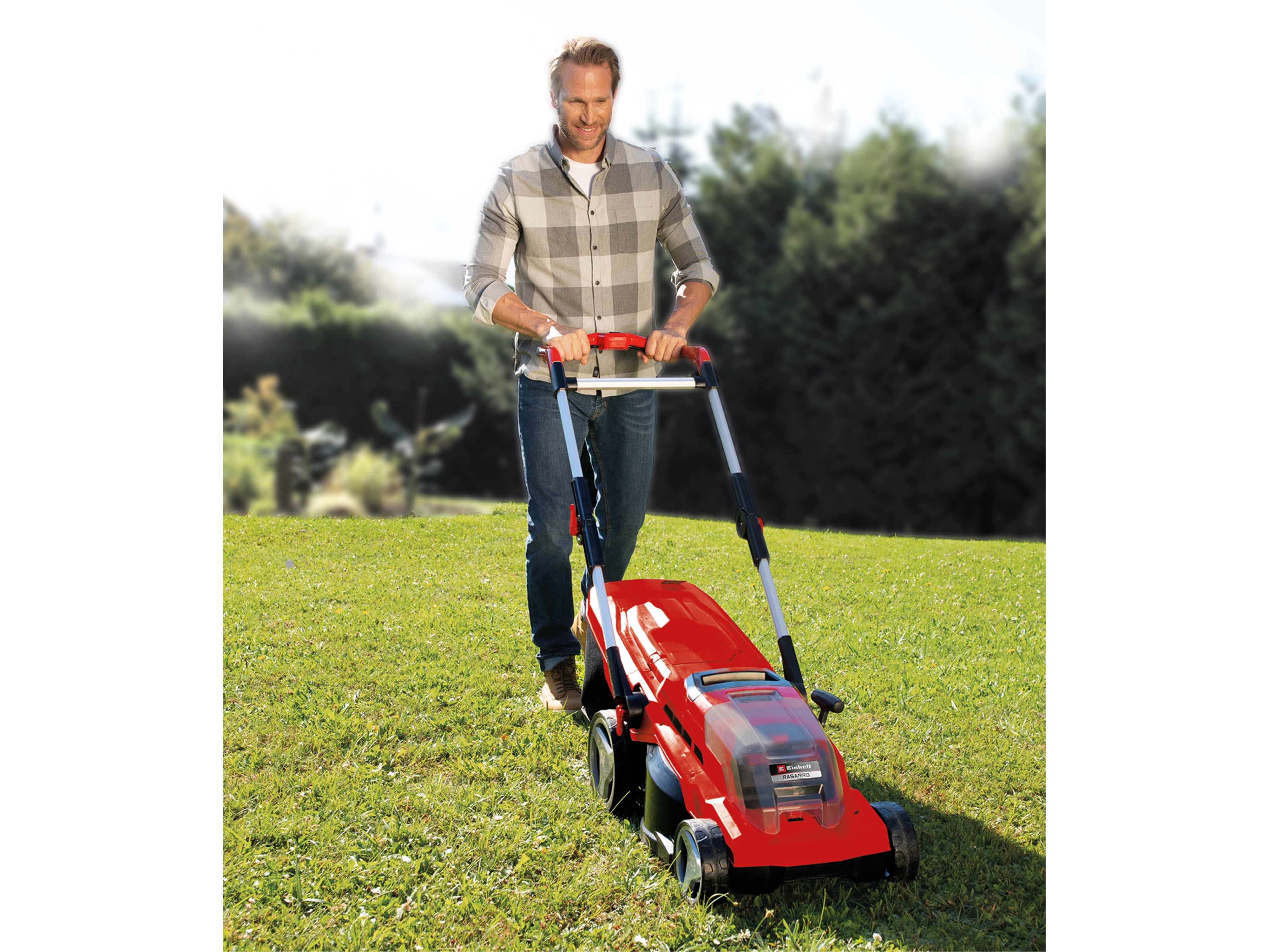 EINHELL Akku-Rasenmäher RASARRO 36/36, 2x3,0Ah Plus Akkus + Ladegeräte EINHELL Akku-Rasenmäher RASARRO 36/36, 2x3,0Ah Plus Akkus + Ladegeräte