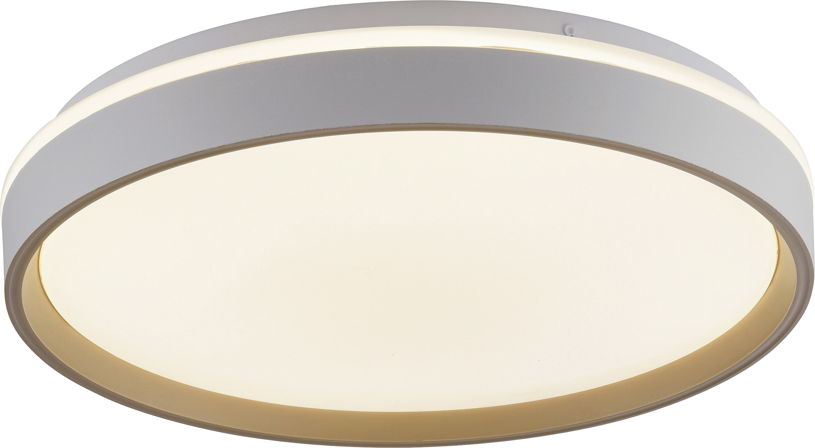 JUST LIGHT LED-Deckenleuchte 14277-39, 20W, CCT, 2700lm, IP20, weiß/sand