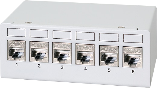 LOGILINK Patchpanel NK4091 6Port inkl. 6 CAT6A Modulen