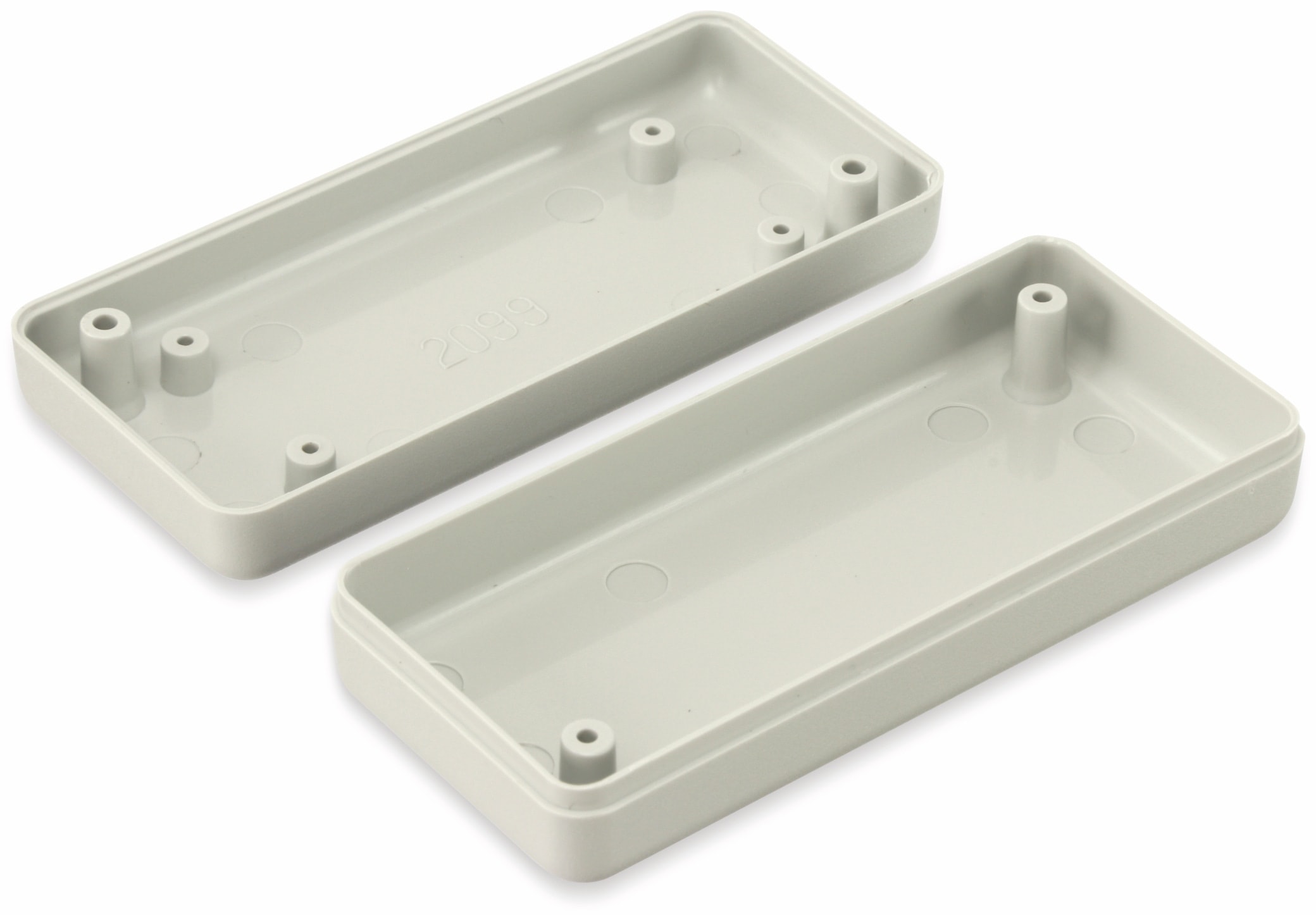 STRAPUBOX Kunststoffgehäuse, Typ 2099 GR, 90 x 40 x 24 mm