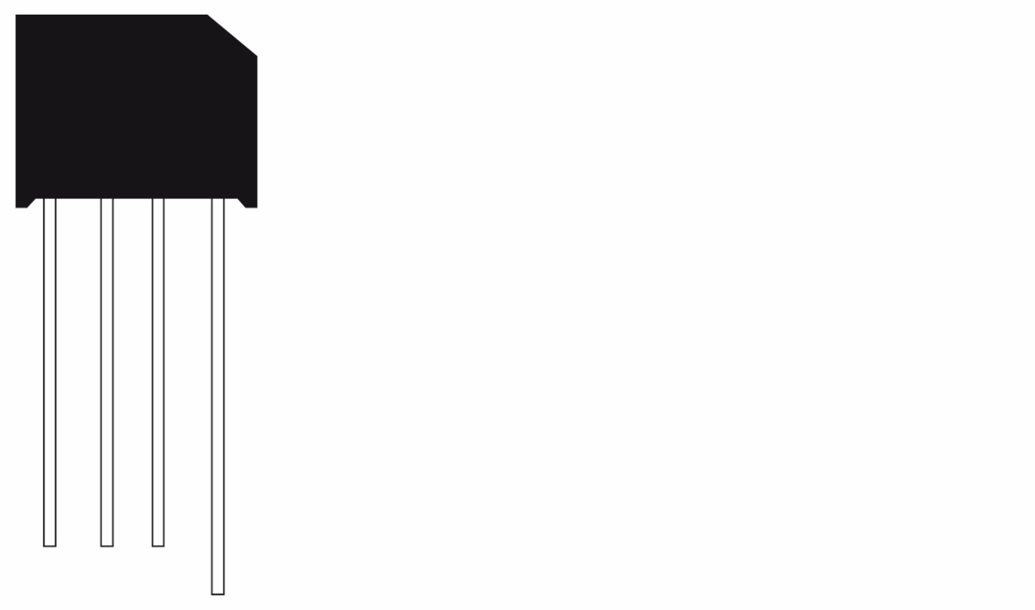 TAIWAN SEMICONDUCTOR Gleichrichter KBL402G, 4 A, 100 V