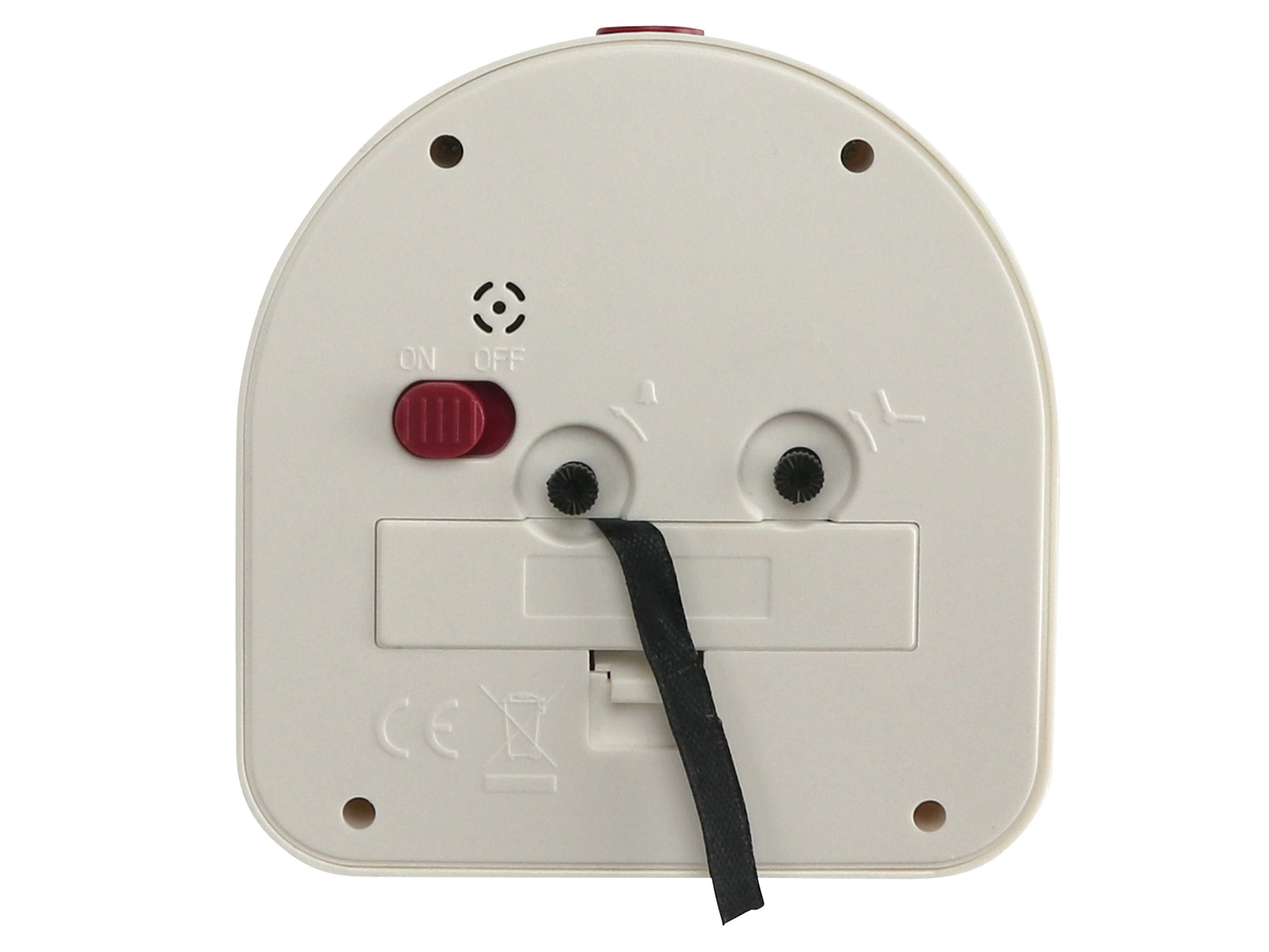 Quarzwecker, 823-02-2020-09, weiß/rot, B-Ware