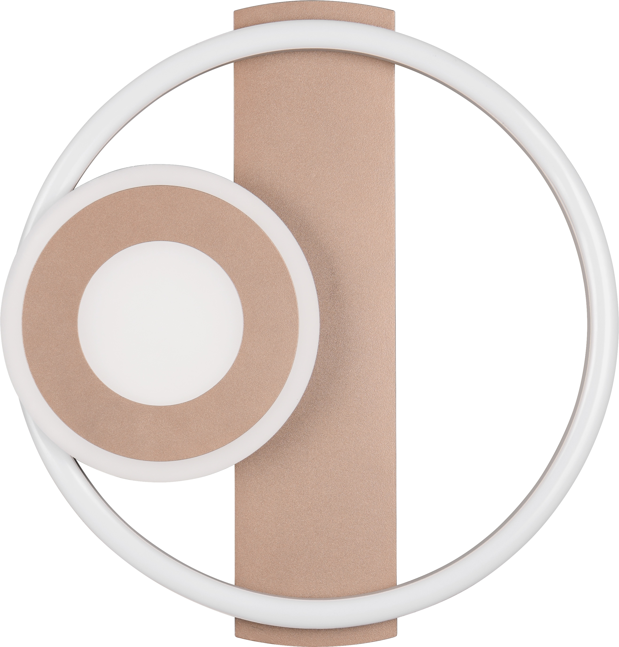 REALITY LED-Deckenleuchte HORUS, R63671165, 22W, 2500lm, 3000K, coffee