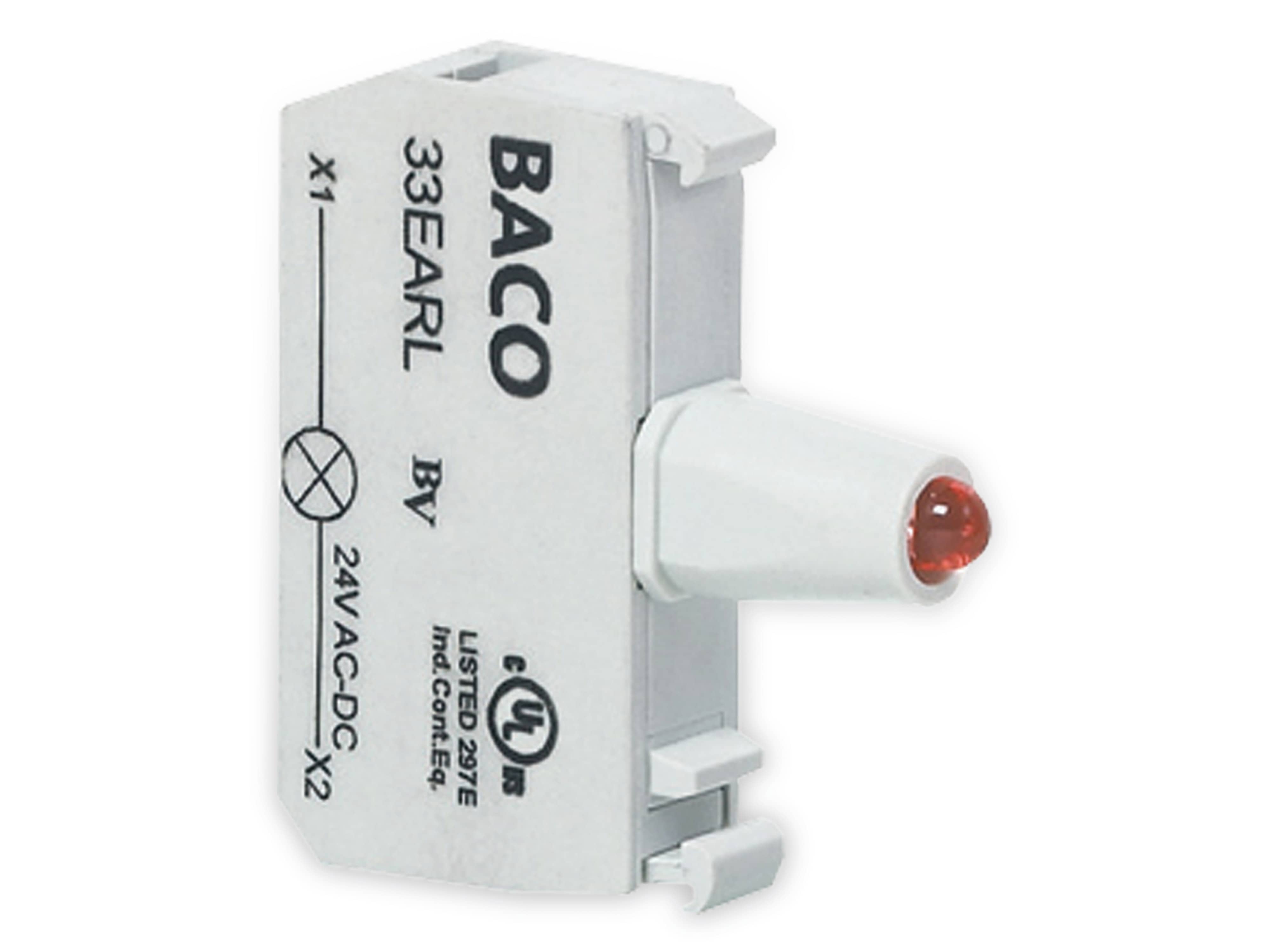 BACO Befehls- und Meldegeräte, 33EAWH, LED-Element, 3,7W, weiß BACO Befehls- und Meldegeräte, 33EAWH, LED-Element, 3,7W, weiß